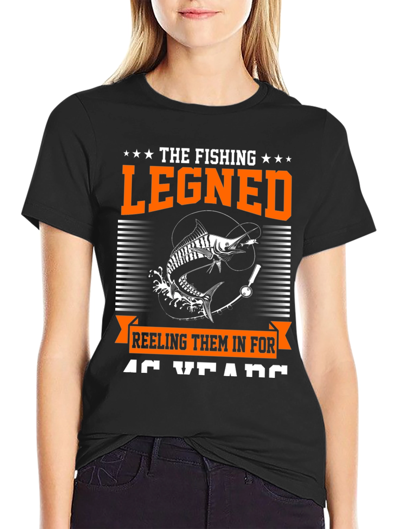 Fishing Legend Graphic T-Shirt