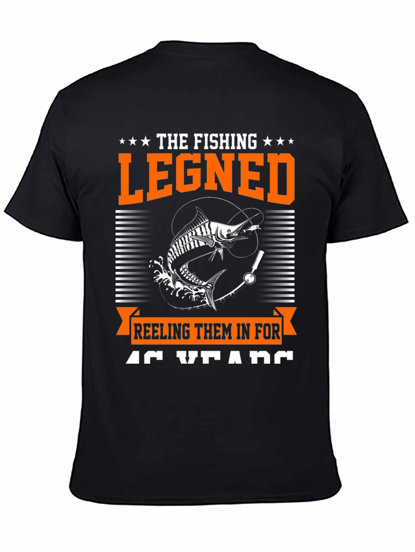 Fishing Legend Graphic T-Shirt