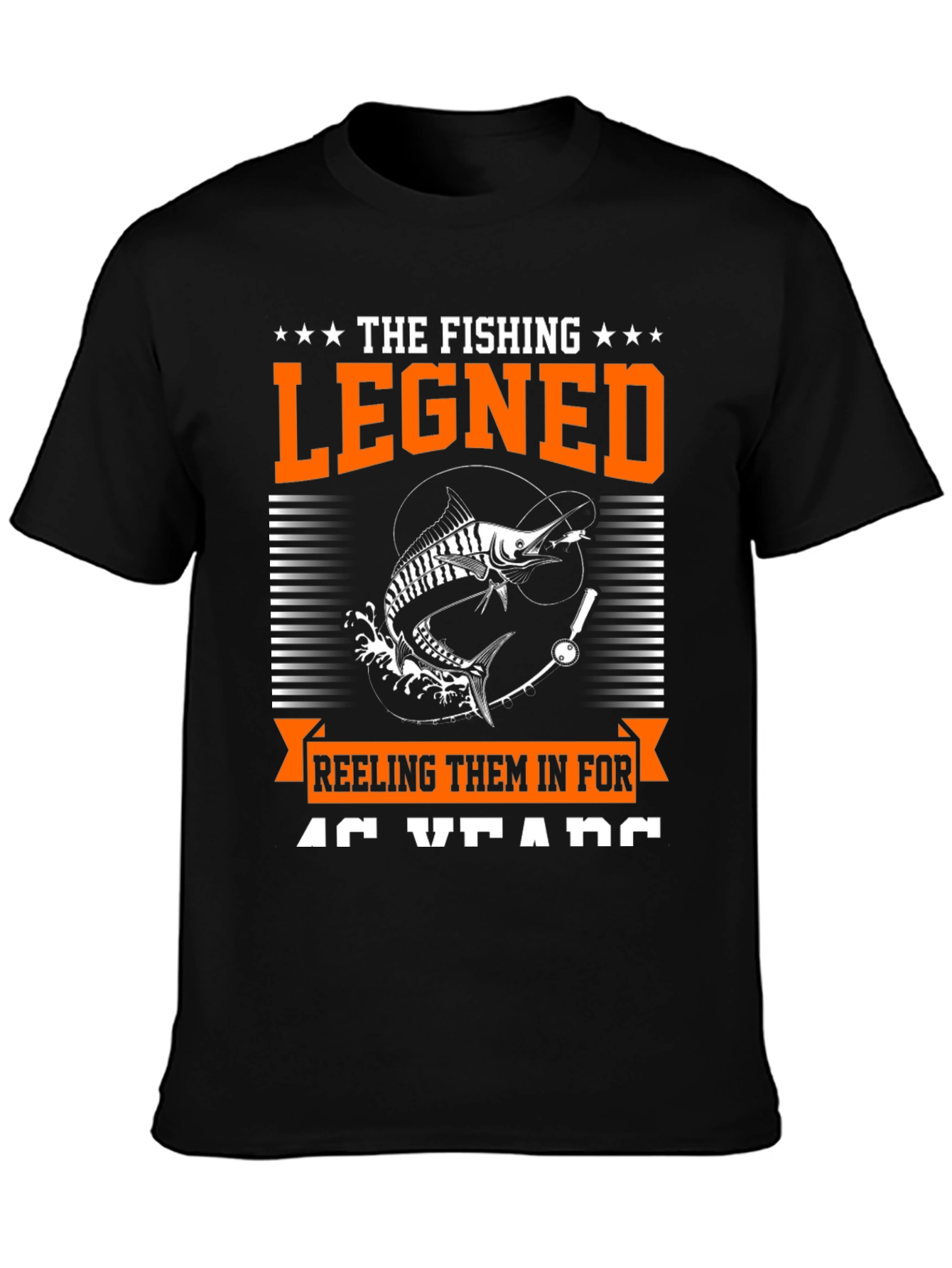 Fishing Legend Graphic T-Shirt
