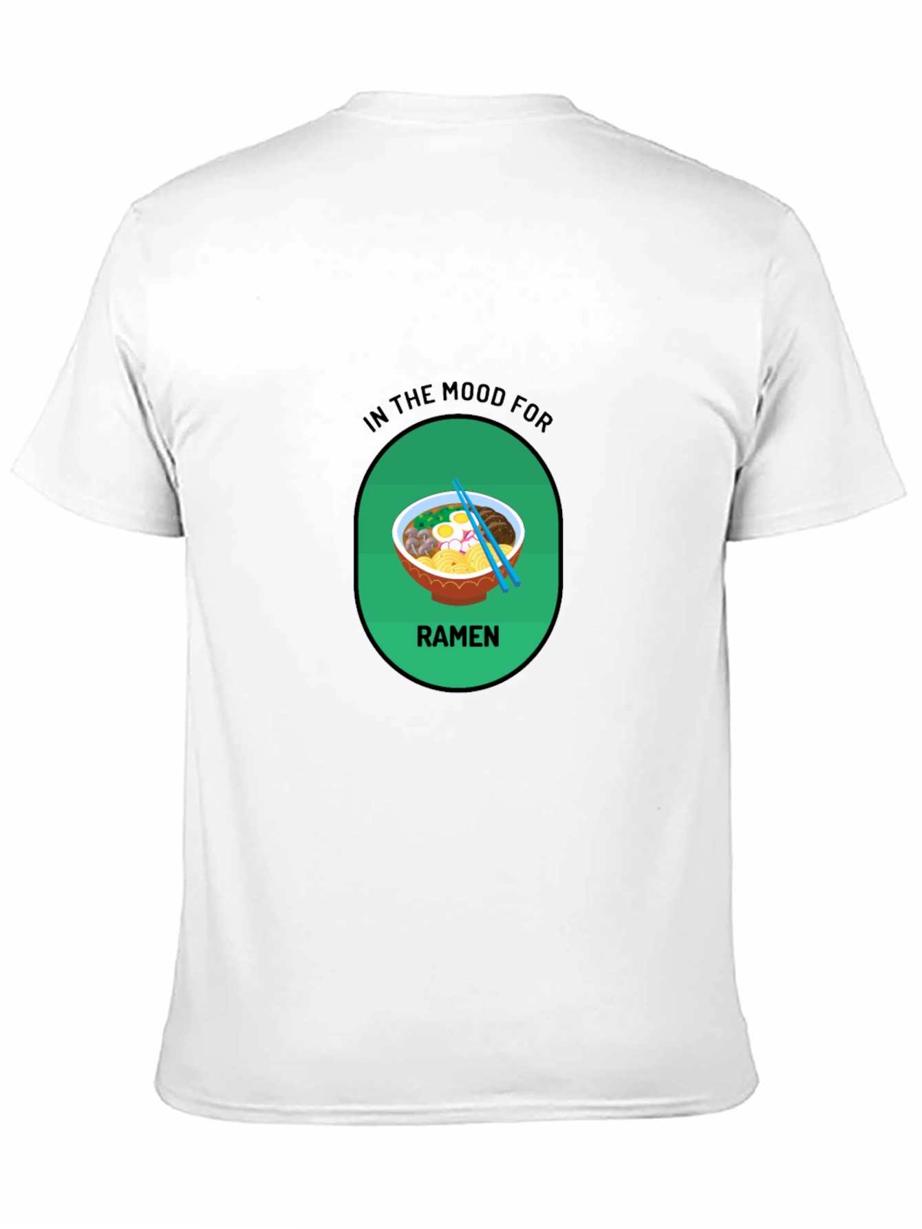 Ramen Mood T-Shirt - Black Casual Tee