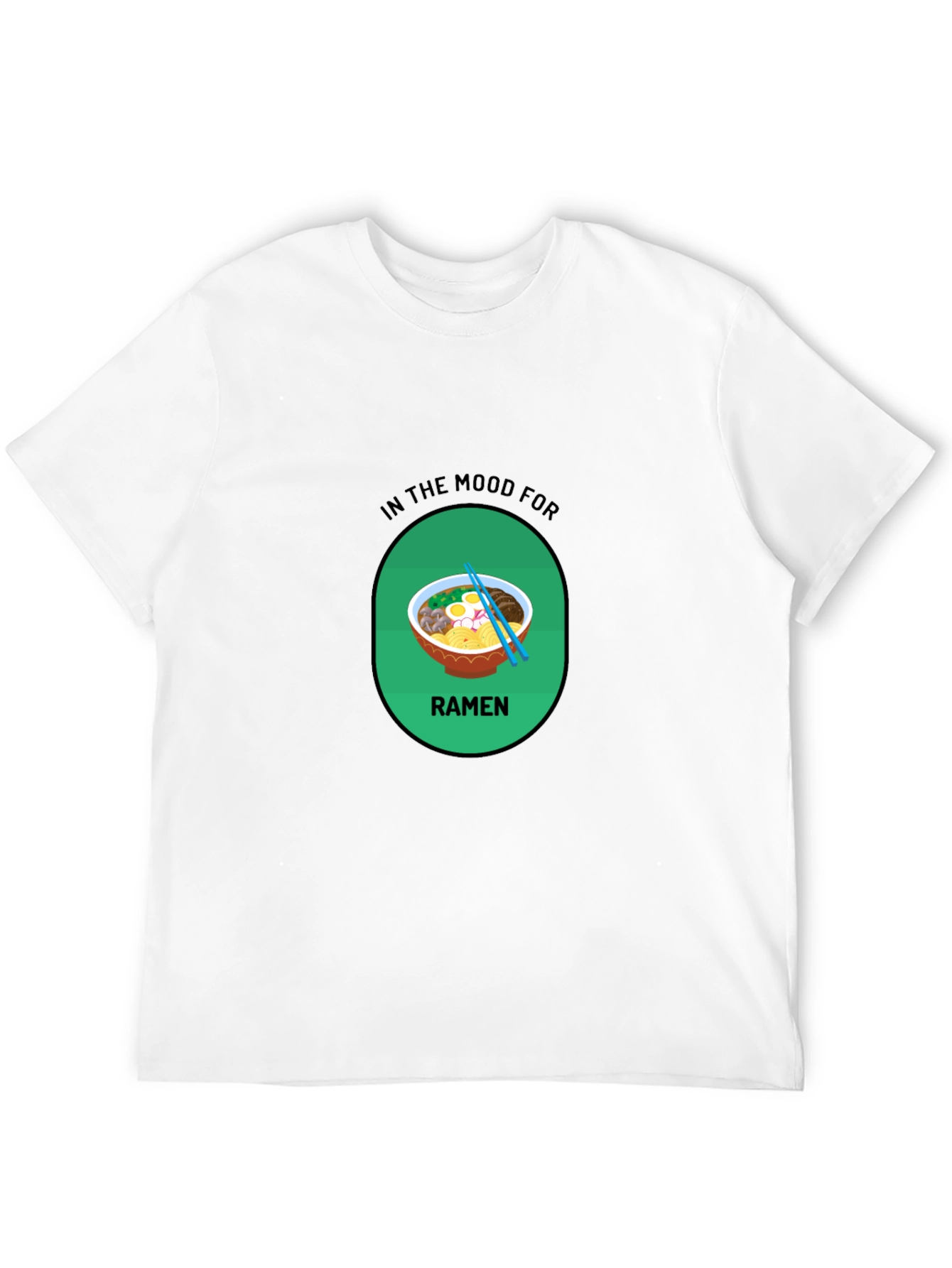 Ramen Mood T-Shirt - Black Casual Tee