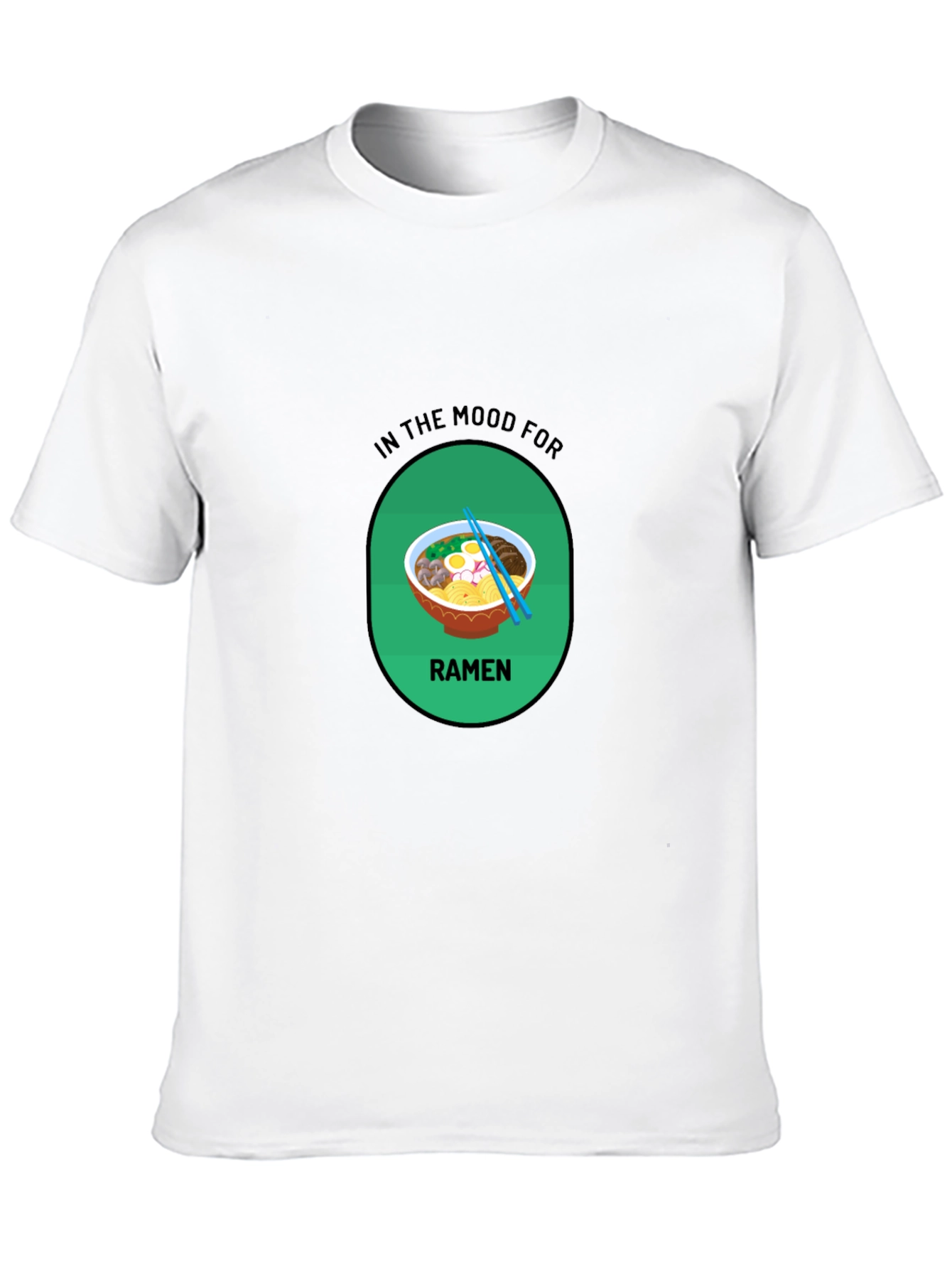 Ramen Mood T-Shirt - Black Casual Tee