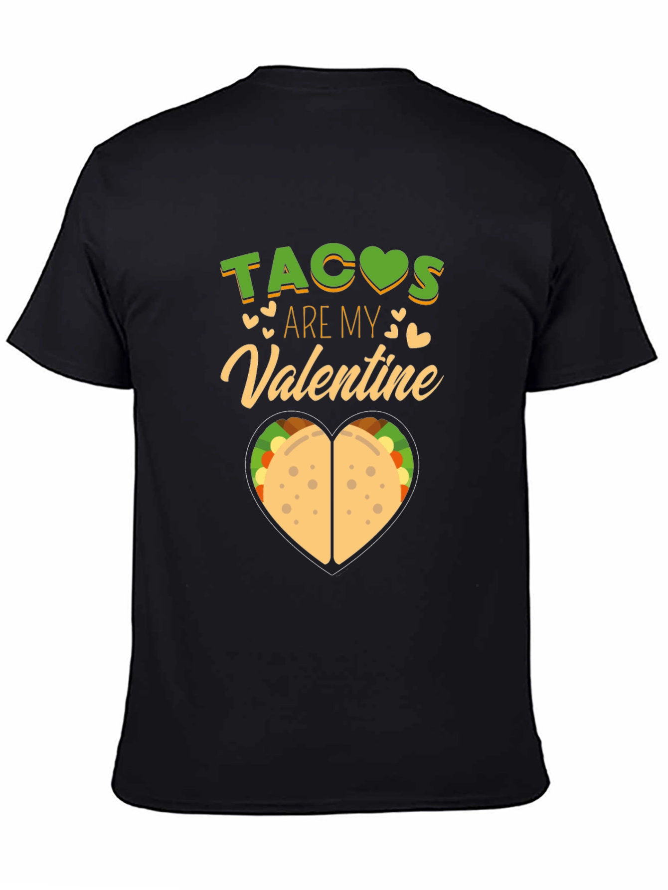 Tacos Are My Valentine T-Shirt Funny Valentines Day Tee
