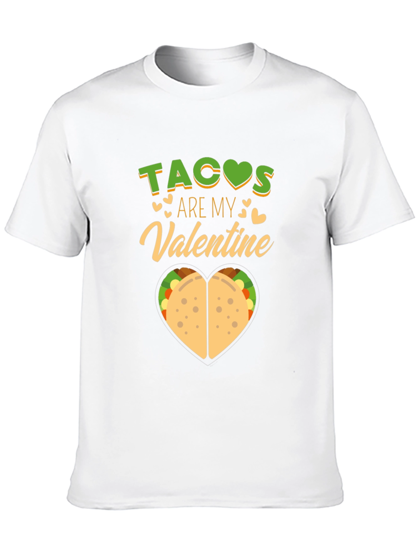 Tacos Are My Valentine T-Shirt Funny Valentines Day Tee
