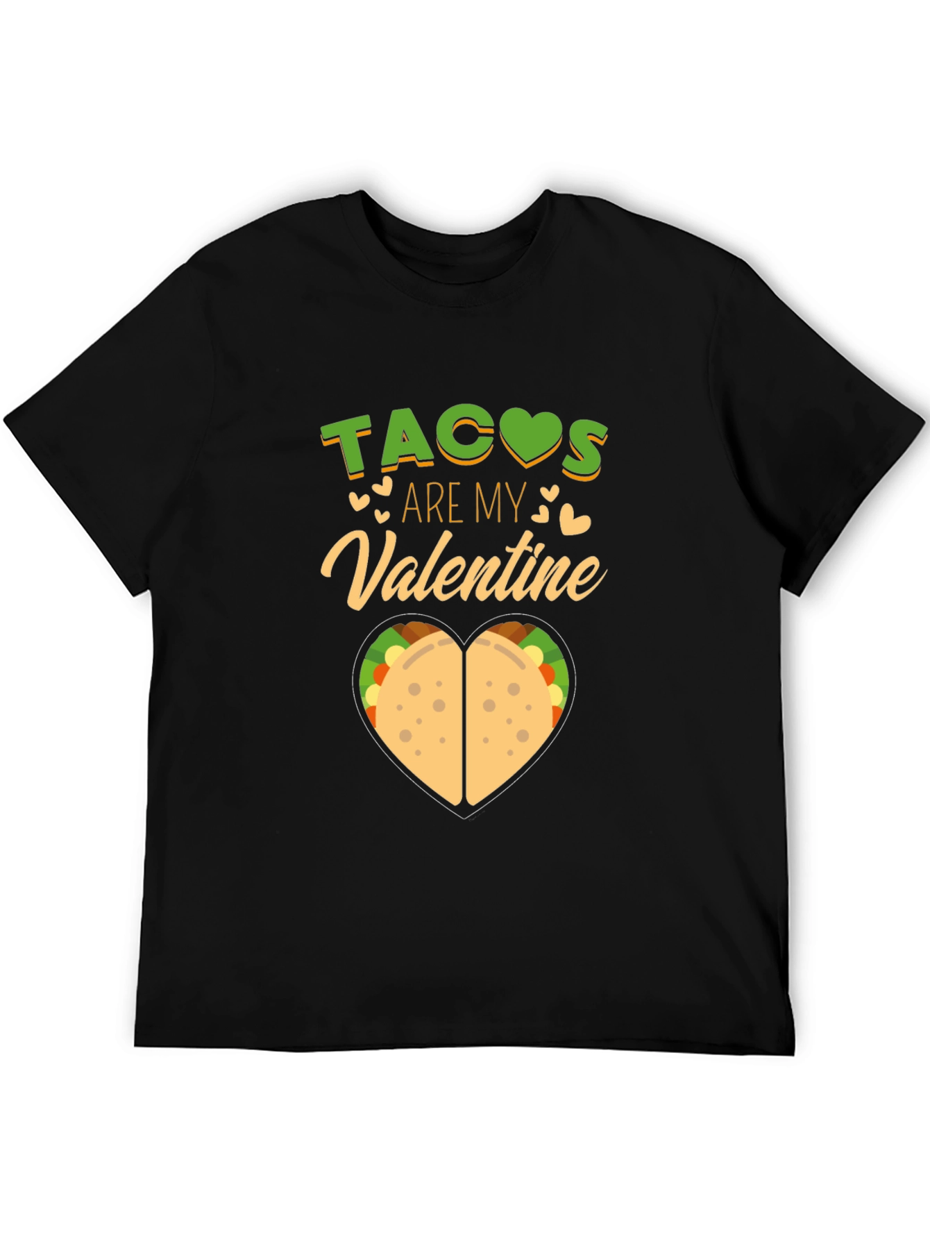 Tacos Are My Valentine T-Shirt Funny Valentines Day Tee