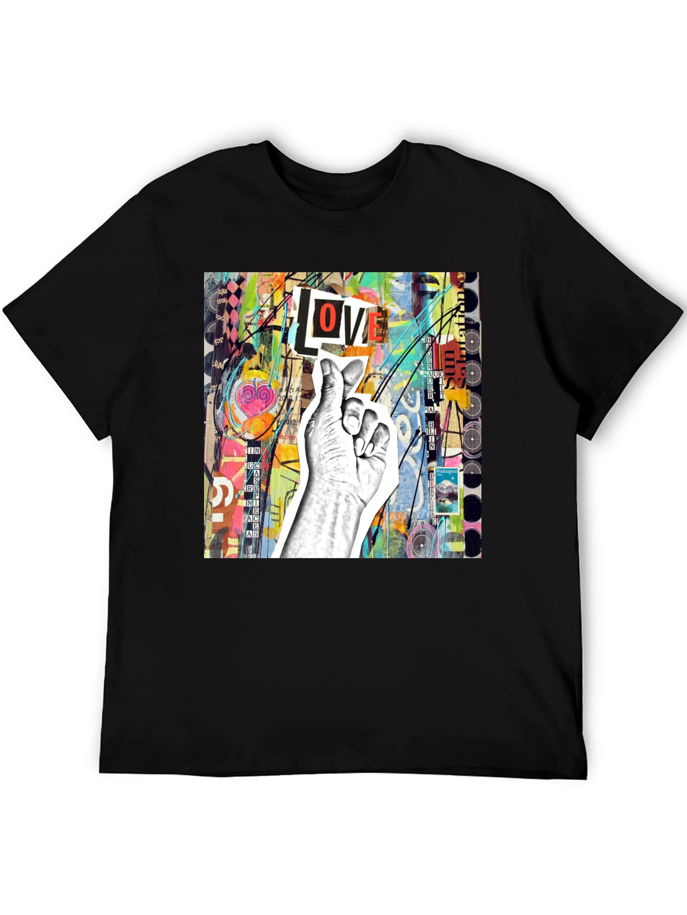 Abstract Love T-Shirt - Unique Graphic Tee