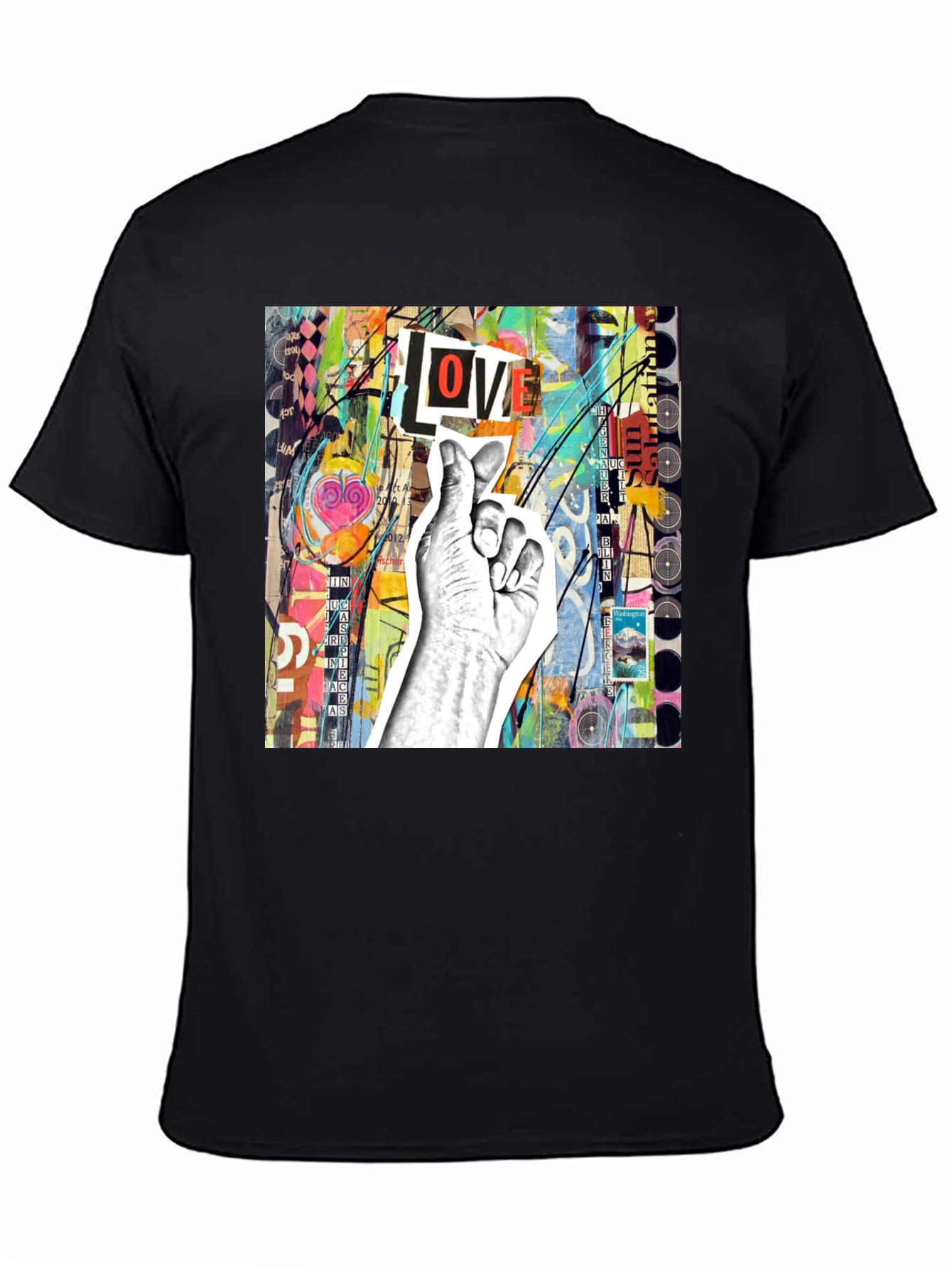 Abstract Love T-Shirt - Unique Graphic Tee