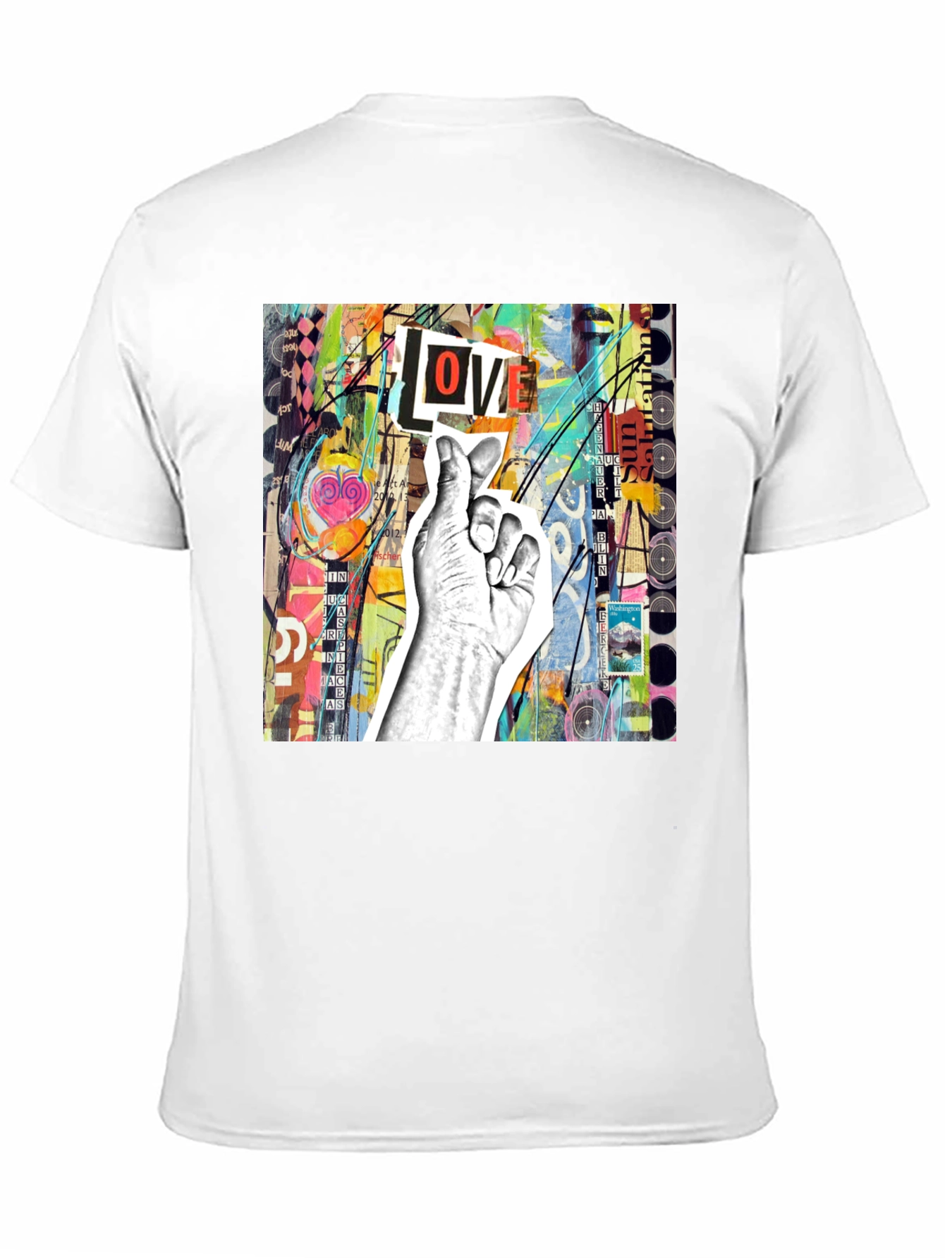Abstract Love T-Shirt - Unique Graphic Tee