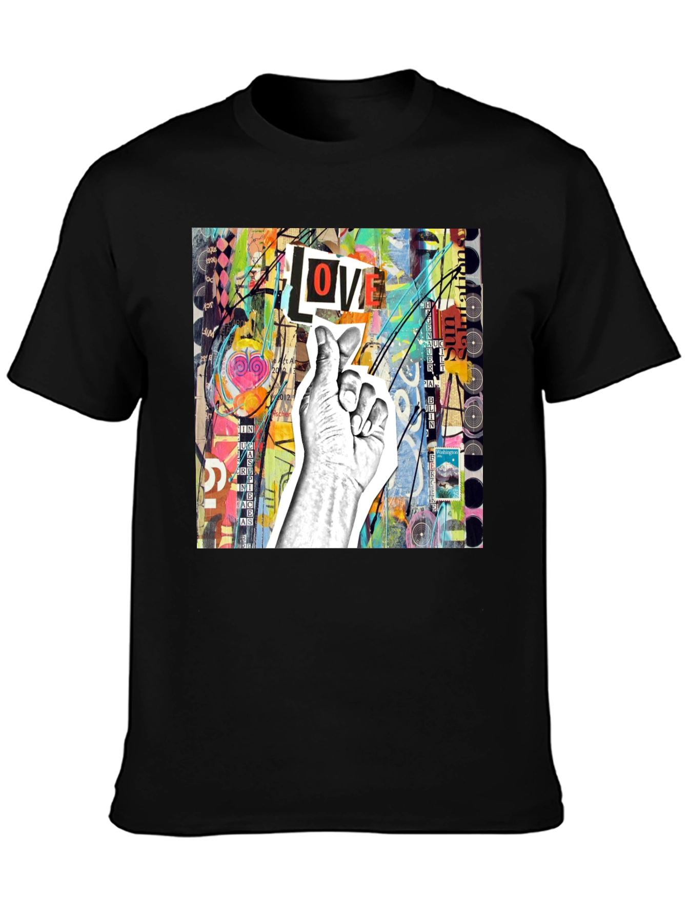 Abstract Love T-Shirt - Unique Graphic Tee