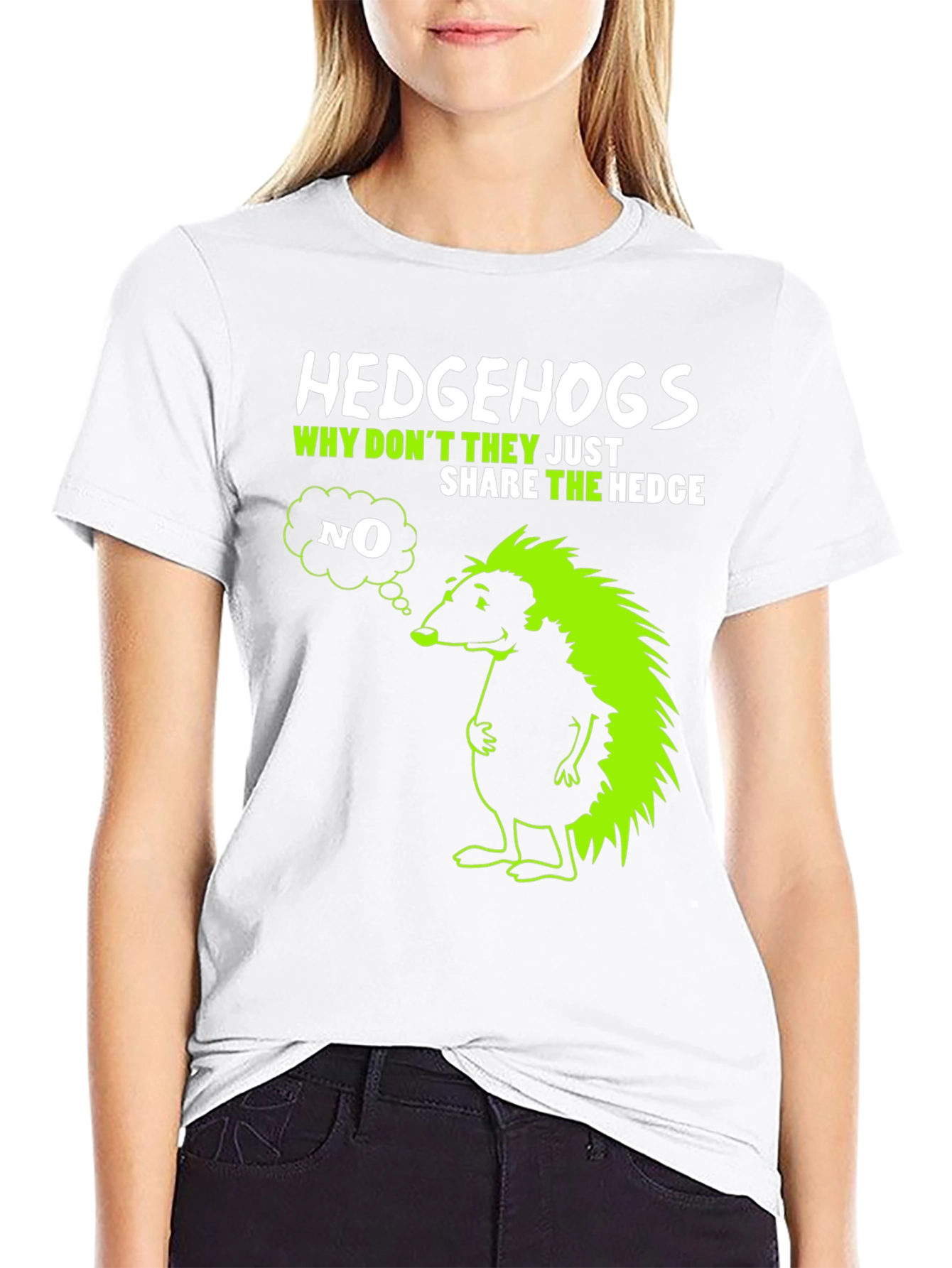 Hedgehog Graphic T-Shirt - Why Dont They Share?