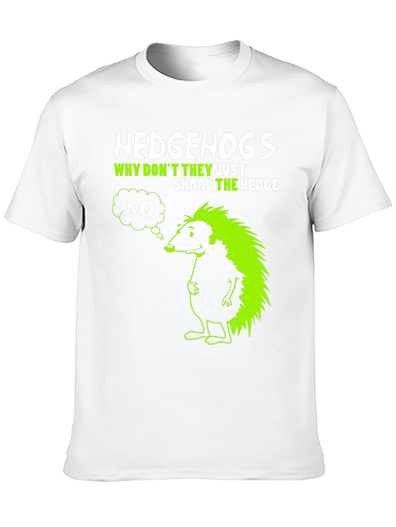 Hedgehog Graphic T-Shirt - Why Dont They Share?