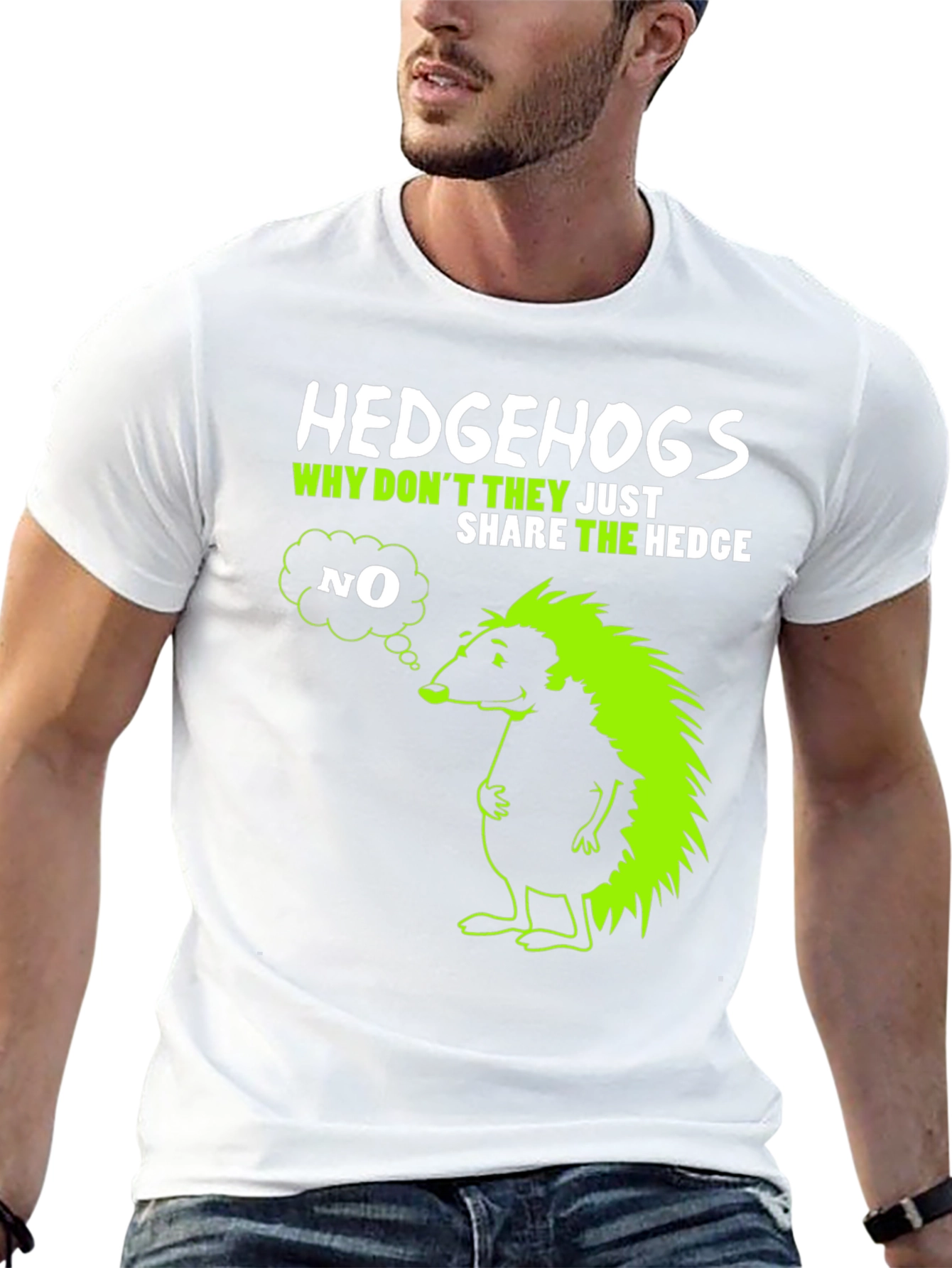 Hedgehog Graphic T-Shirt - Why Dont They Share?
