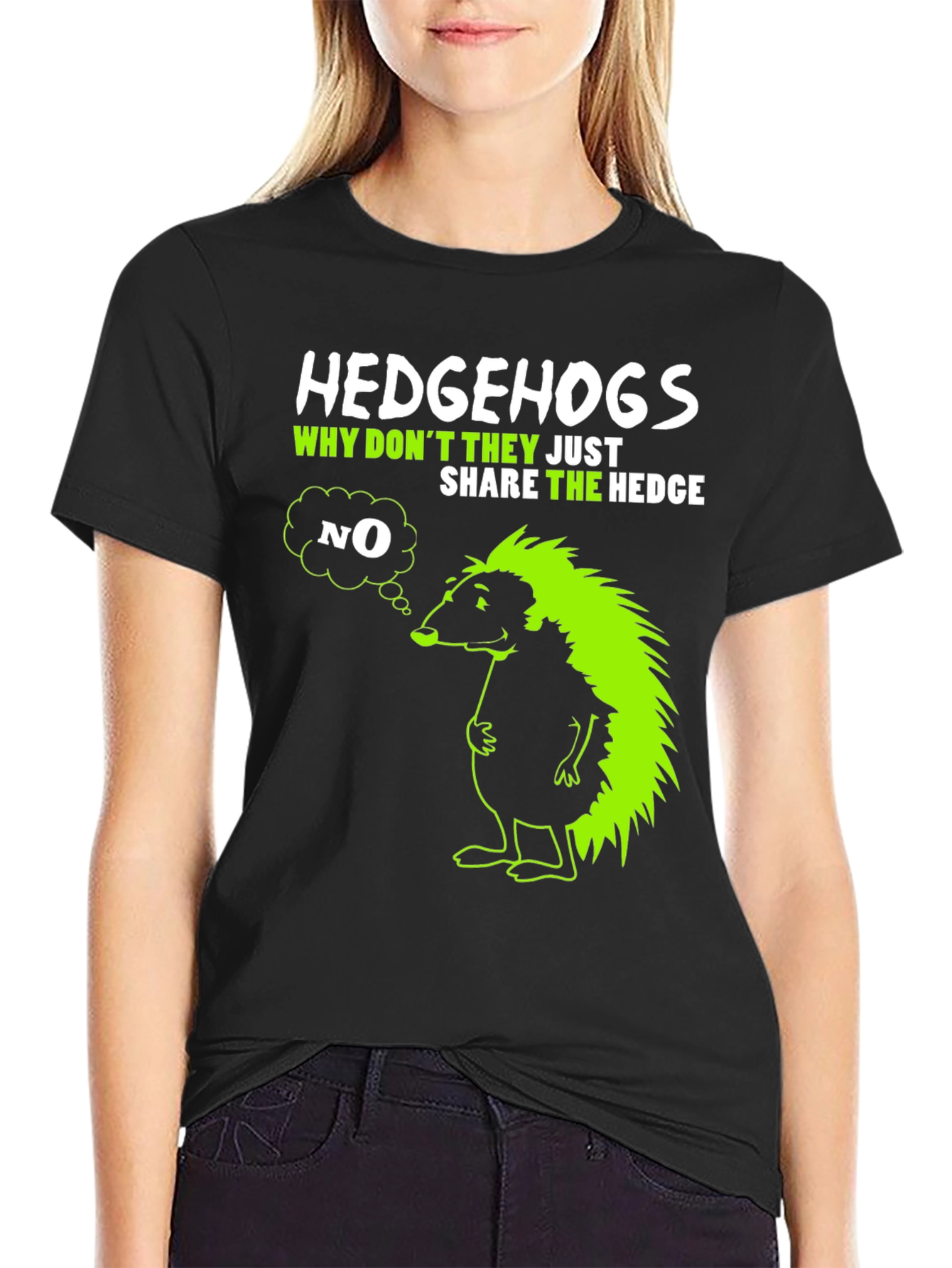 Hedgehog Graphic T-Shirt - Why Dont They Share?