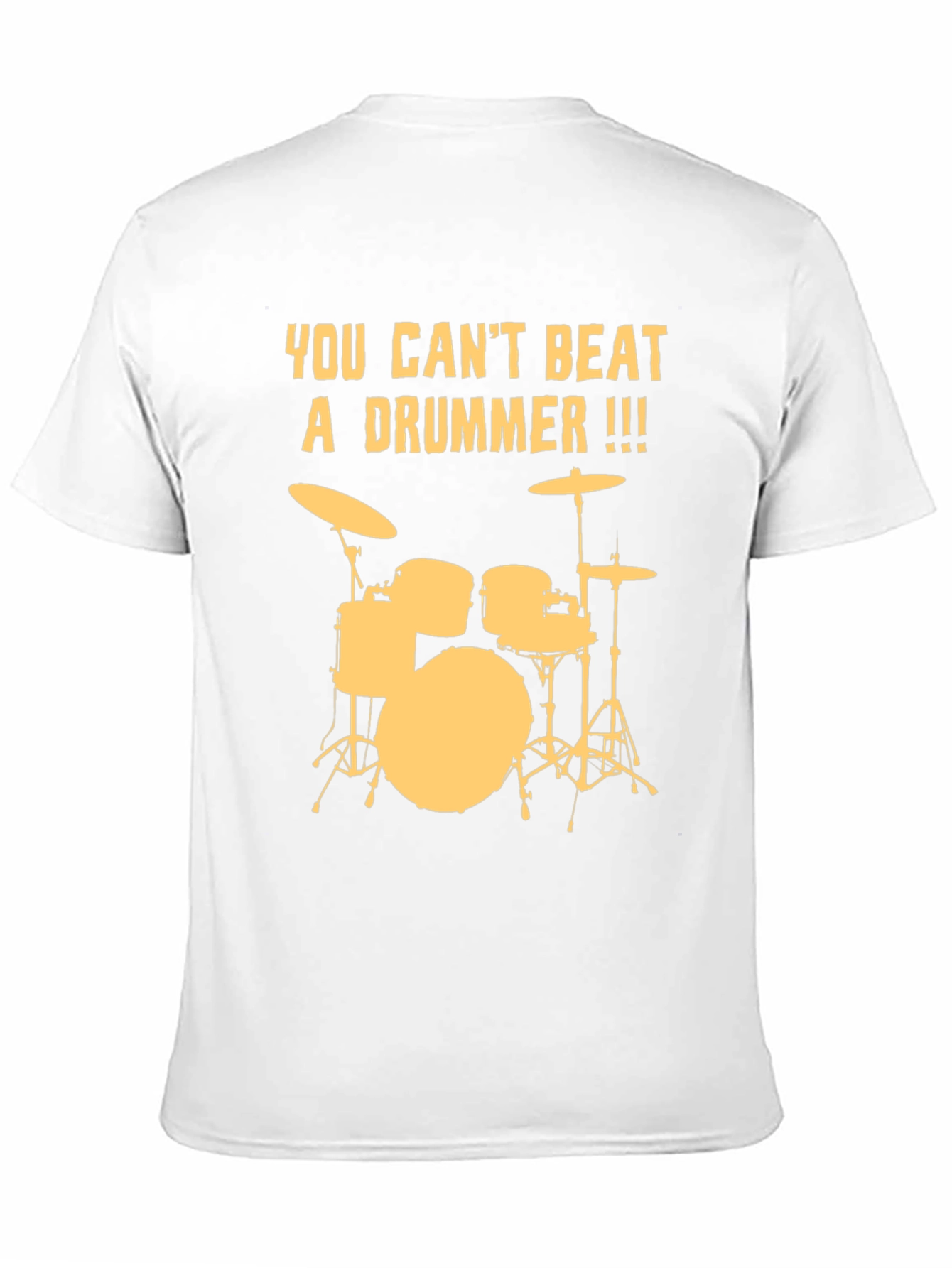 You Cant Beat a Drummer T-Shirt - Black