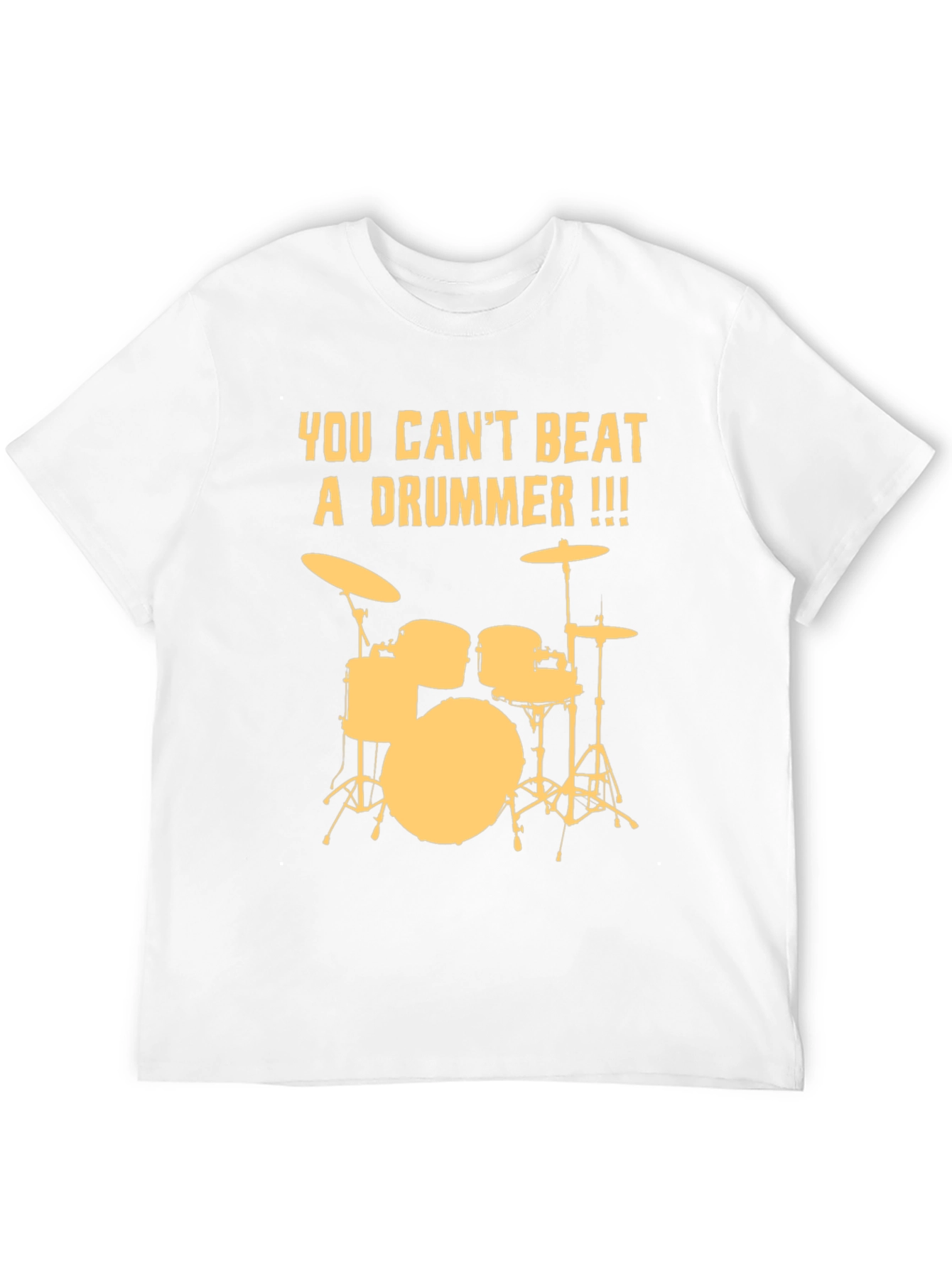You Cant Beat a Drummer T-Shirt - Black
