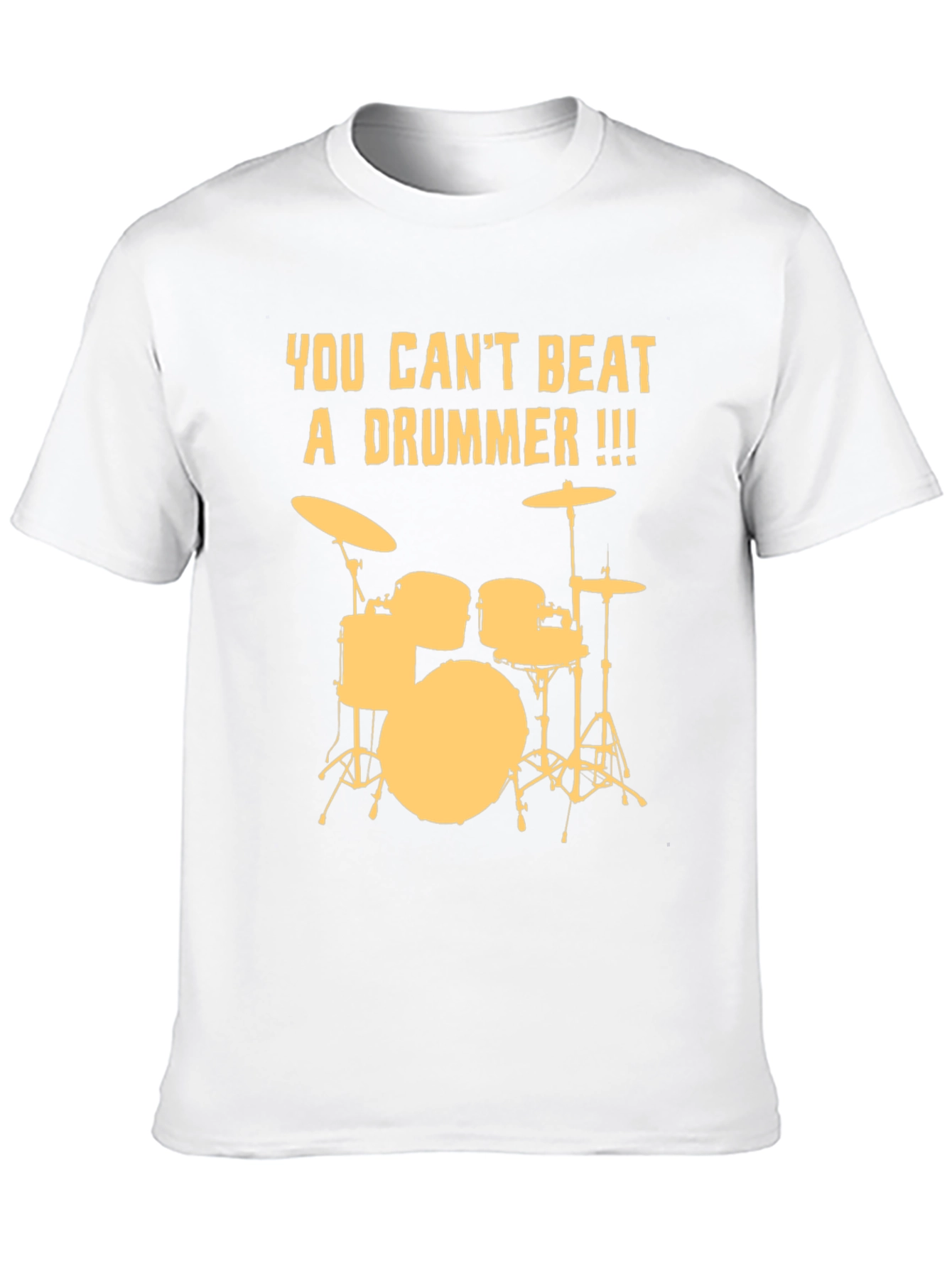 You Cant Beat a Drummer T-Shirt - Black