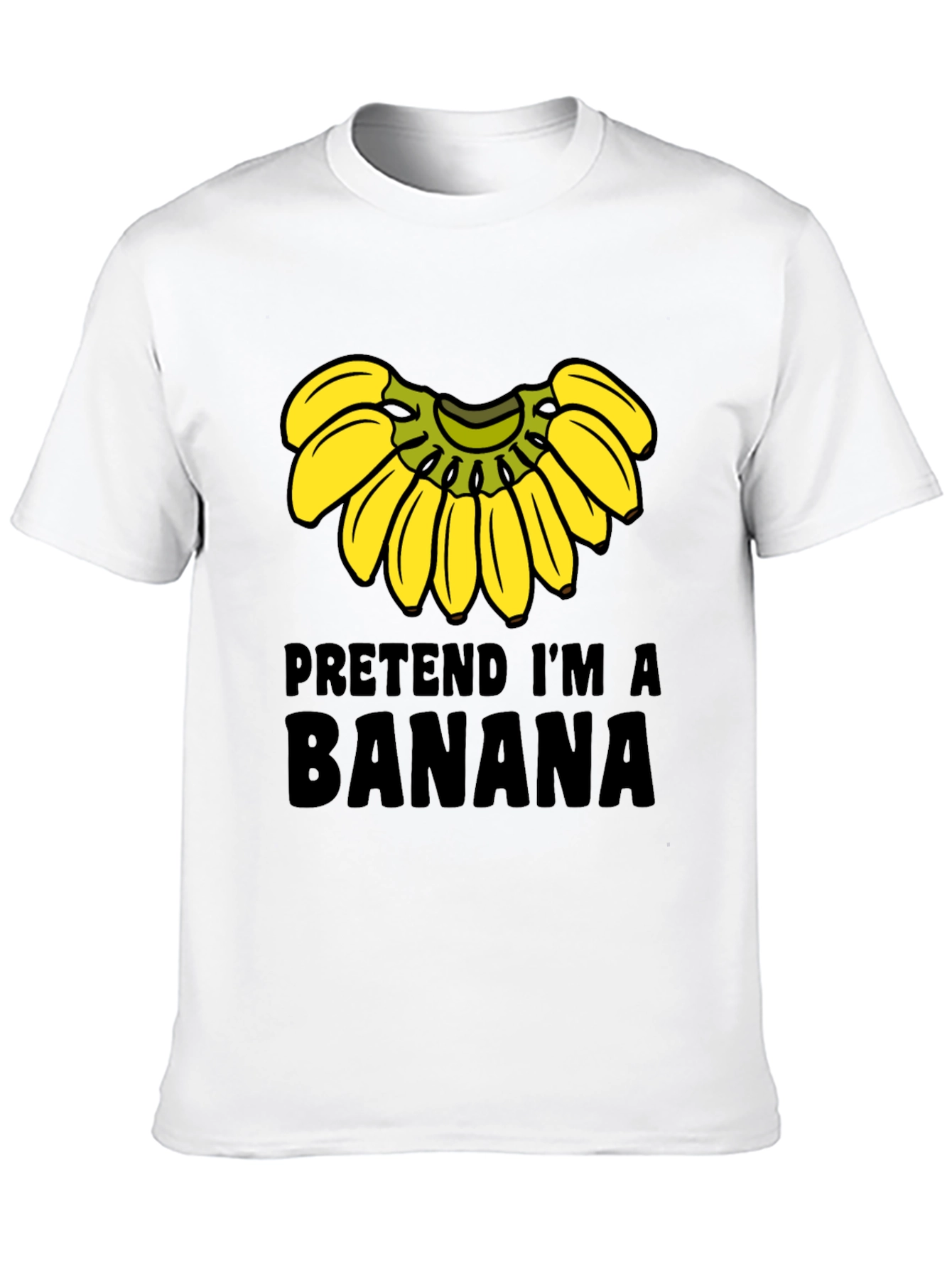 Pretend Im a Banana Funny Graphic Tee