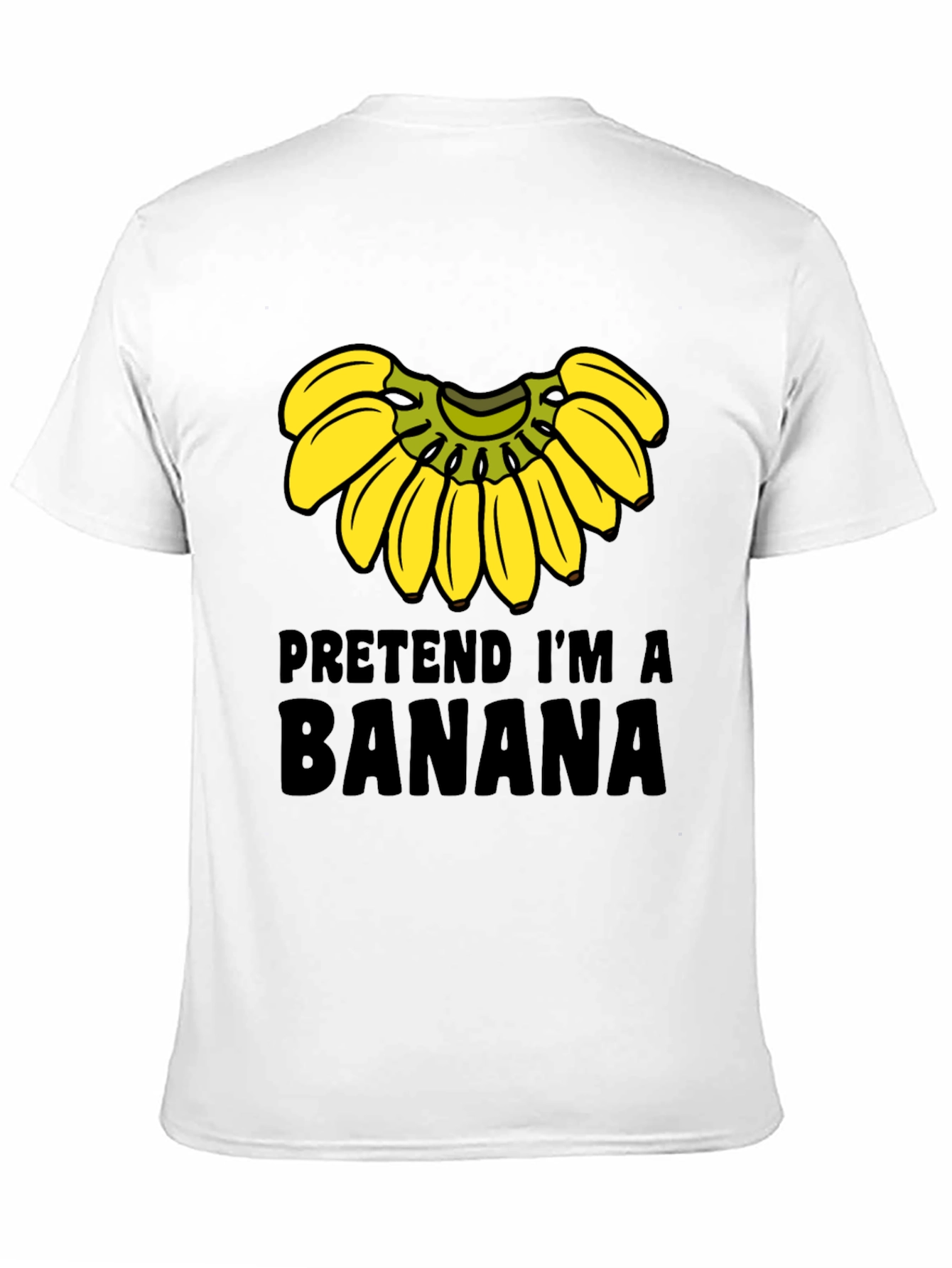 Pretend Im a Banana Funny Graphic Tee