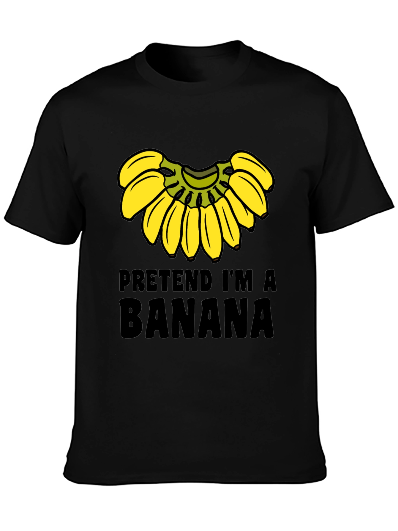 Pretend Im a Banana Funny Graphic Tee