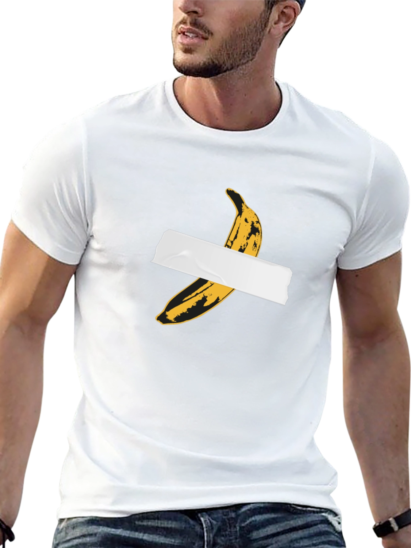 Banana Duct Tape Graphic T-Shirt - Trendy Streetwear