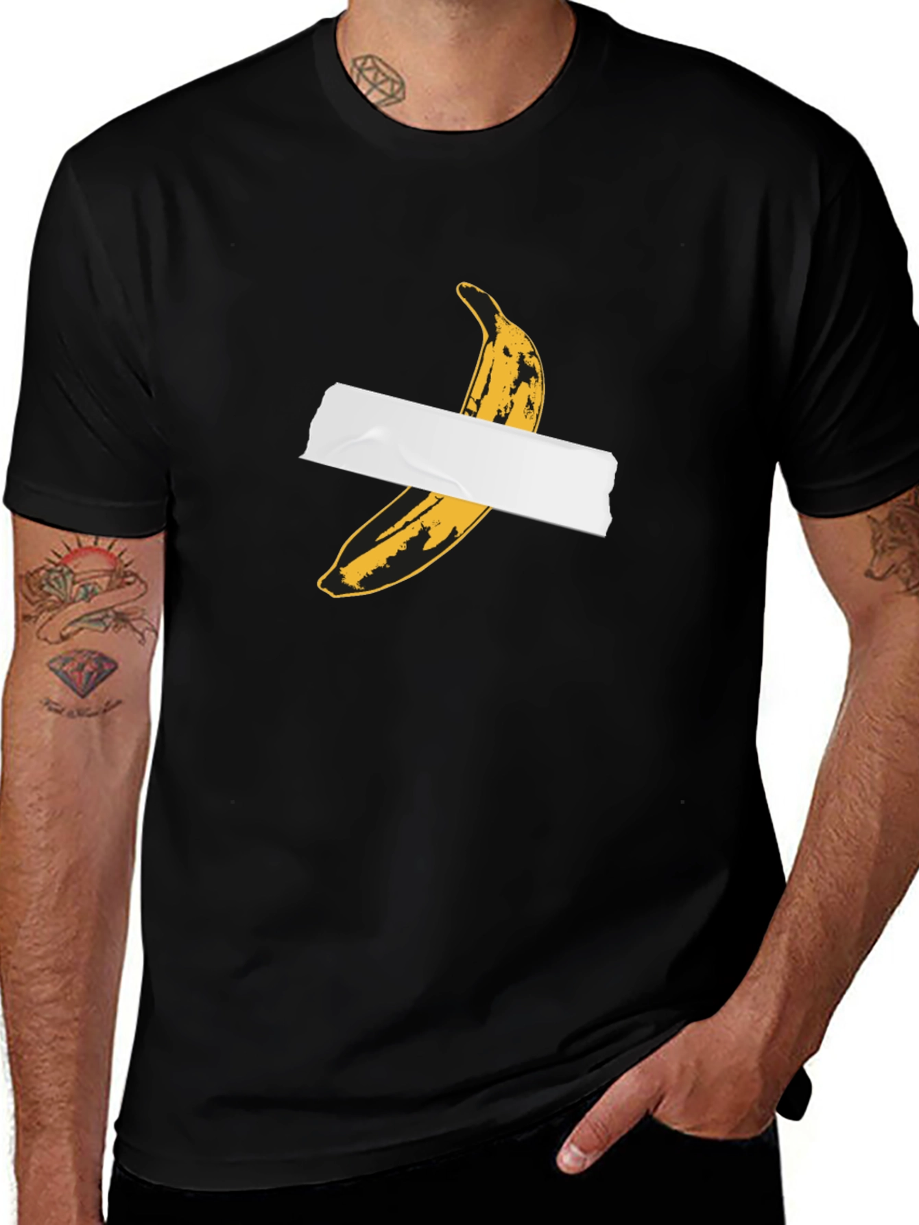 Banana Duct Tape Graphic T-Shirt - Trendy Streetwear
