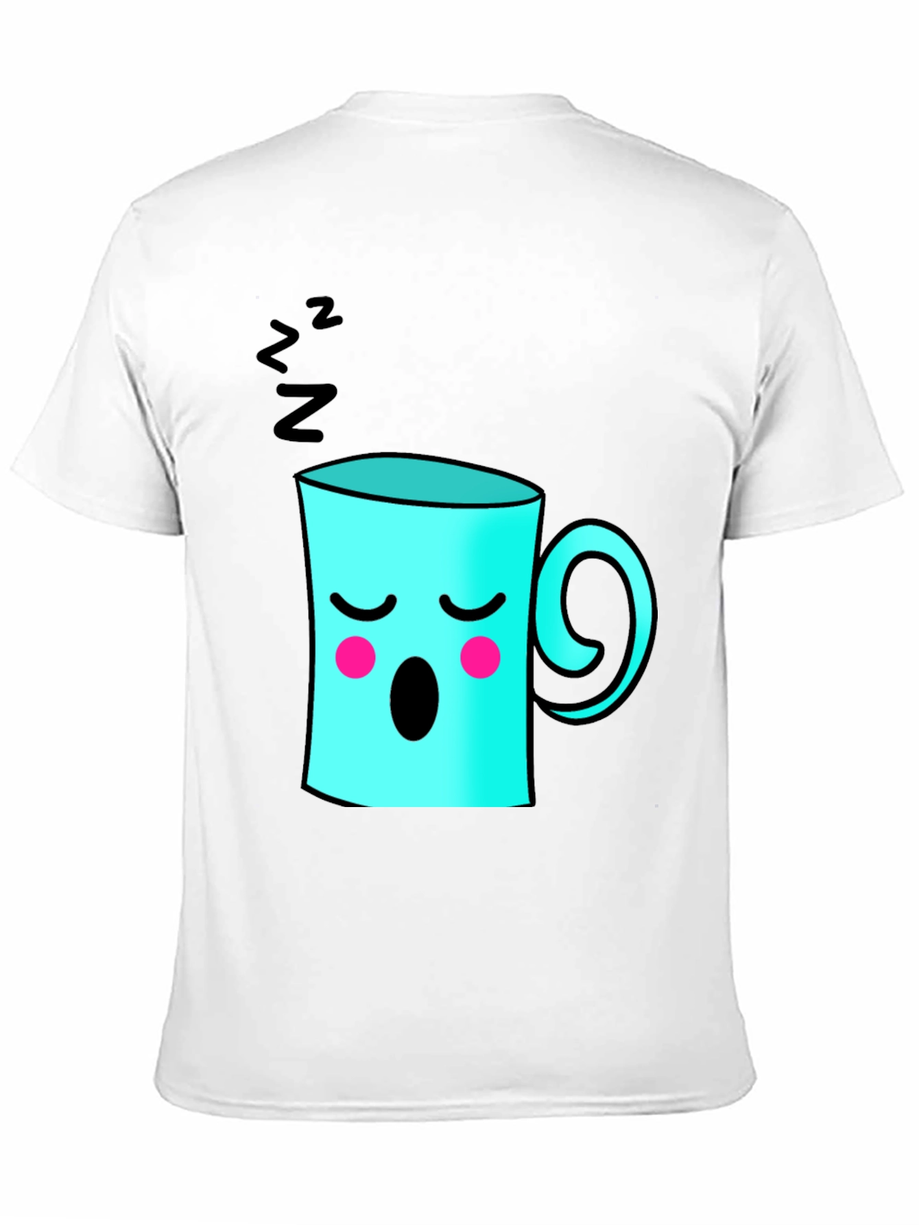 Sleepy Coffee Cup Graphic Tee