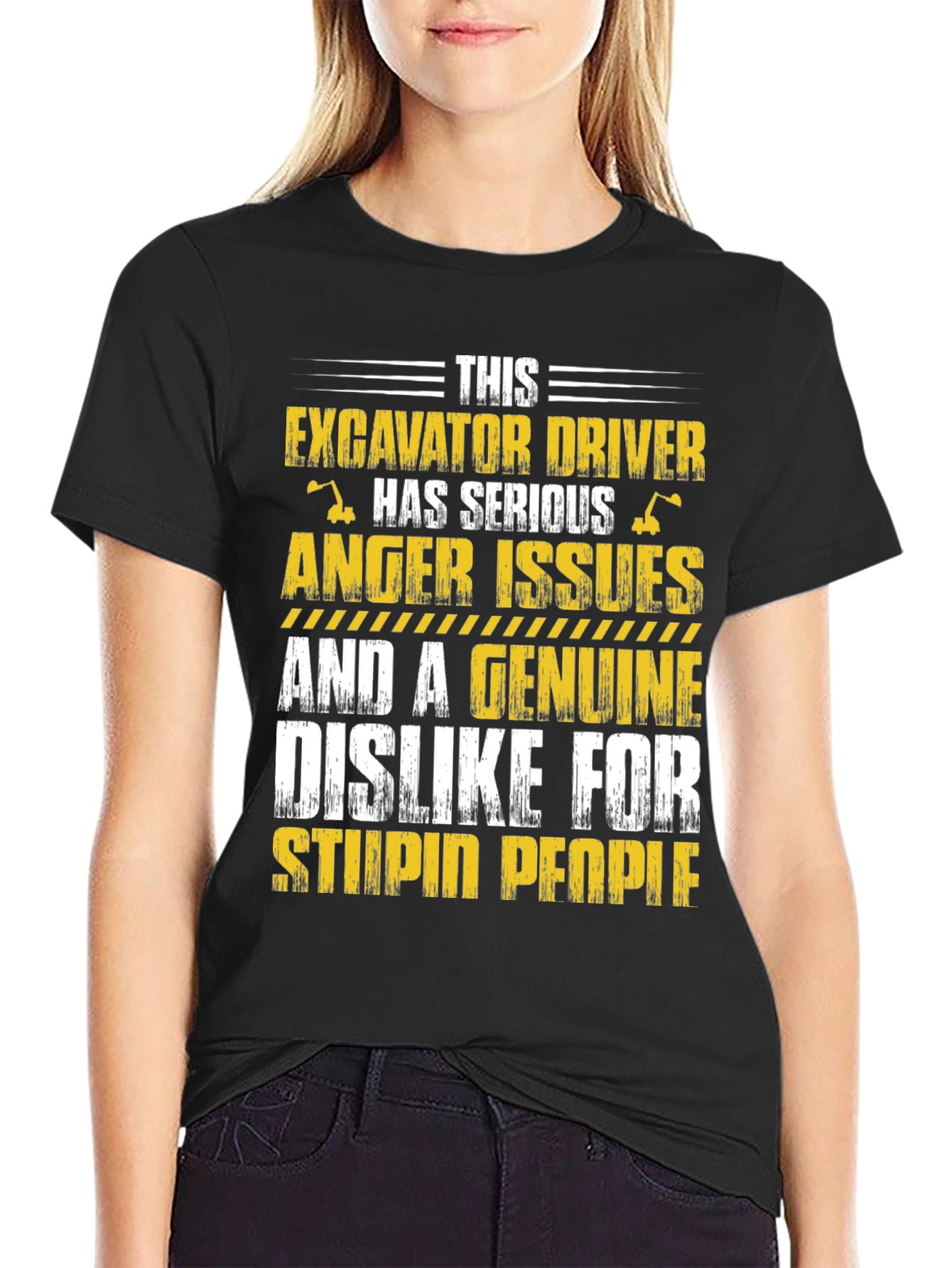 Excavator Driver Anger Issues T-Shirt