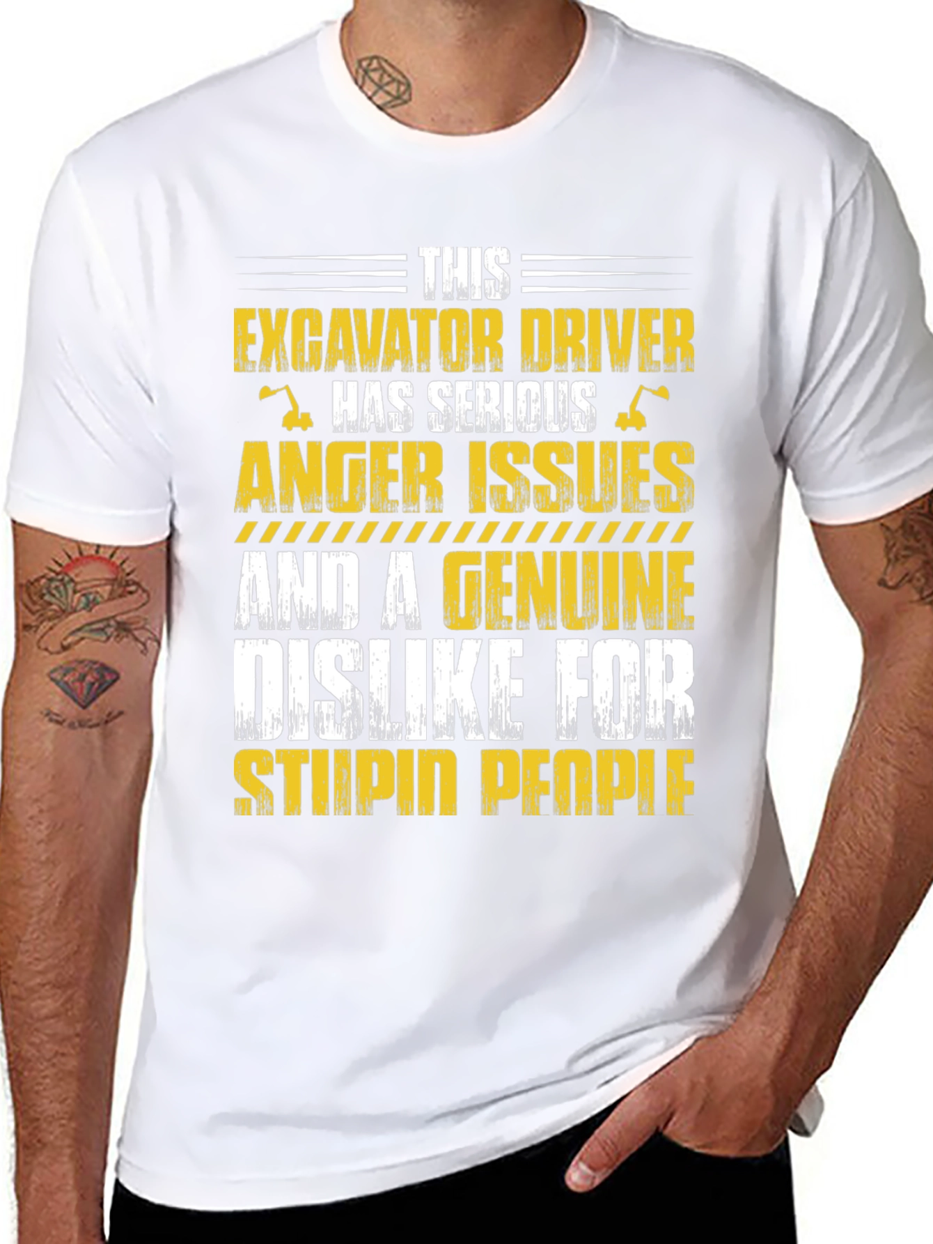 Excavator Driver Anger Issues T-Shirt