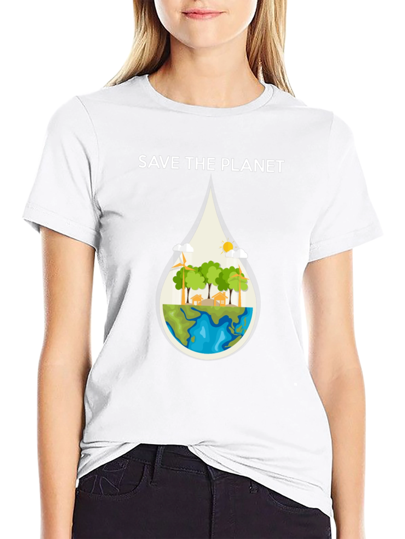 Save The Planet Graphic T-Shirt | Eco Friendly Design