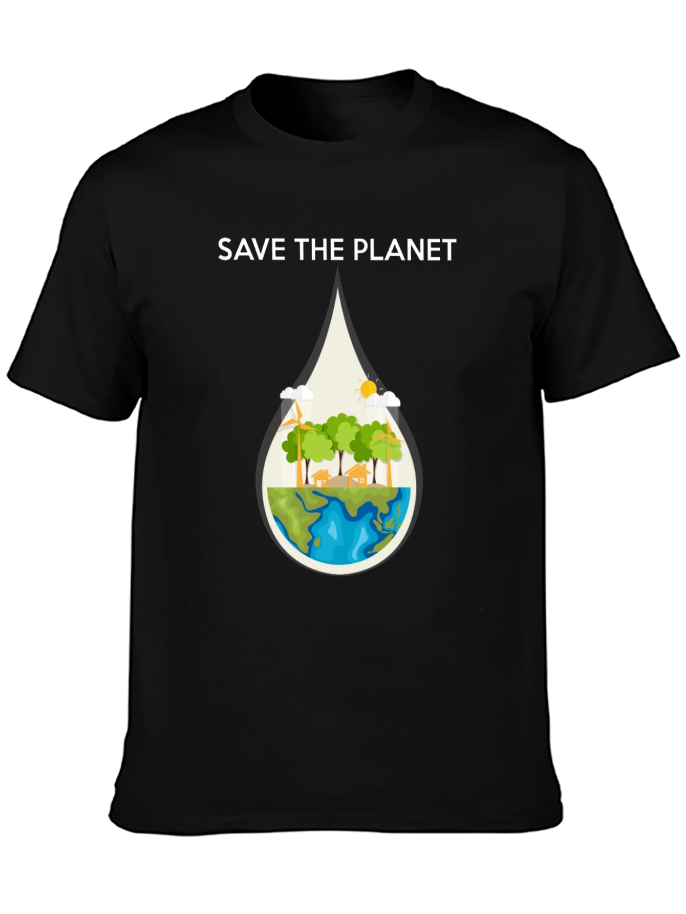 Save The Planet Graphic T-Shirt | Eco Friendly Design
