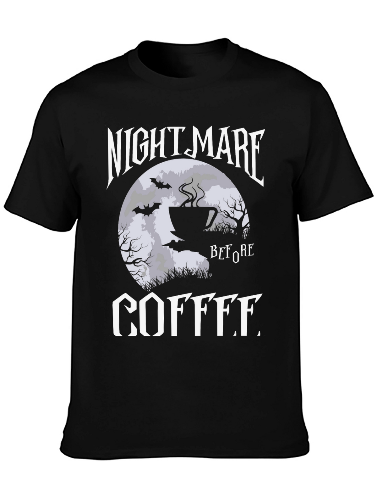 Nightmare Before Coffee Graphic T-Shirt
