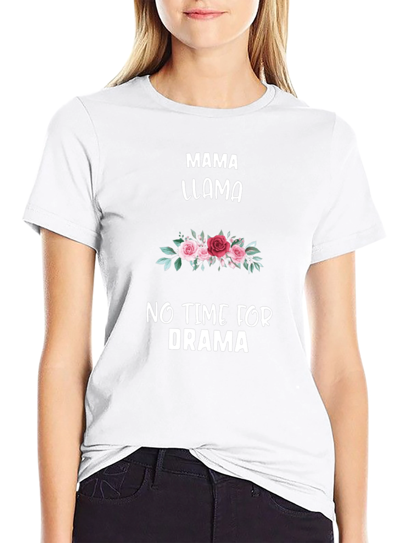 Mama Llama T-Shirt: No Time for Drama