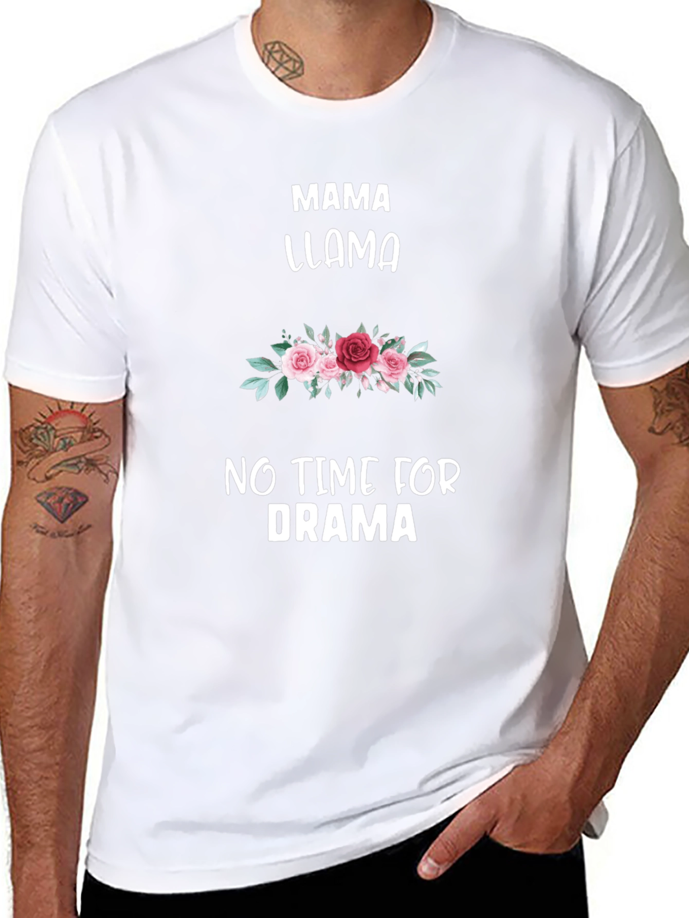 Mama Llama T-Shirt: No Time for Drama