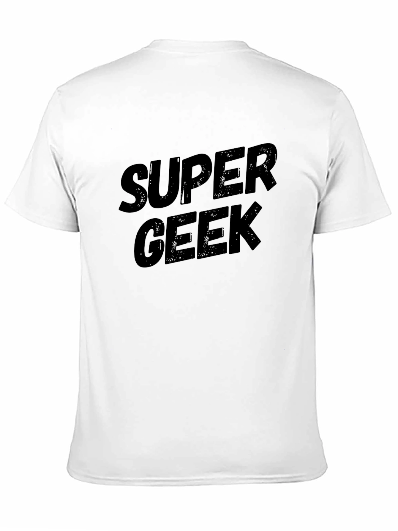 Super Geek Black T-Shirt Casual Wear