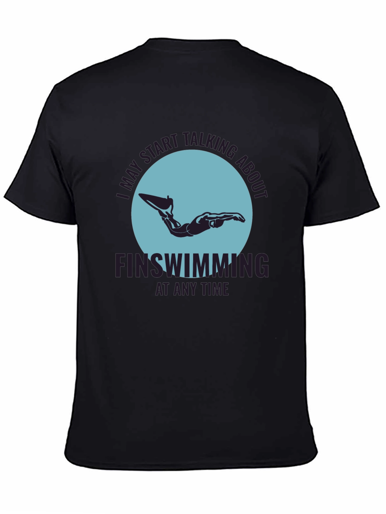 Finswimming Graphic Tee - Sporty & Stylish
