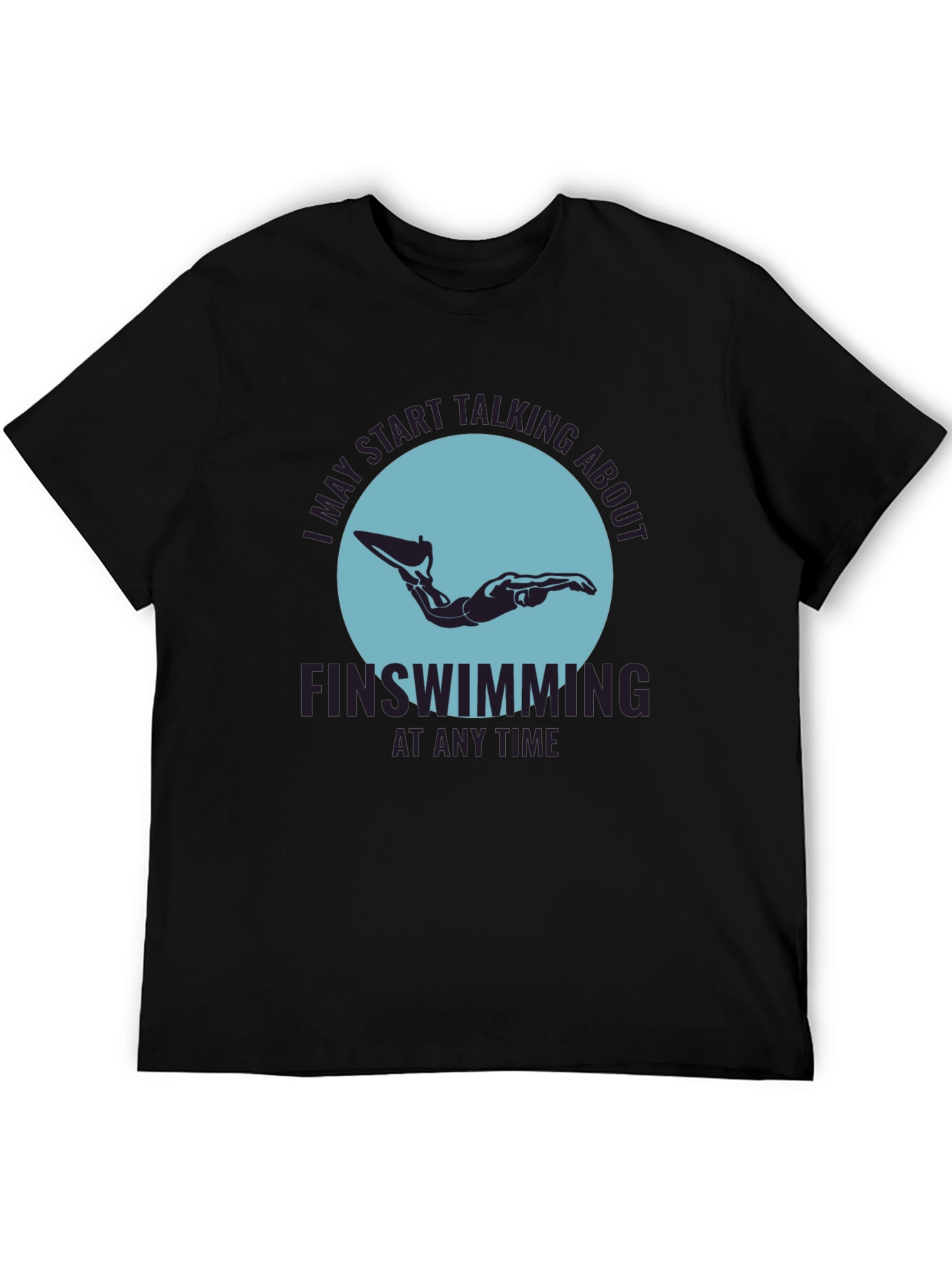 Finswimming Graphic Tee - Sporty & Stylish