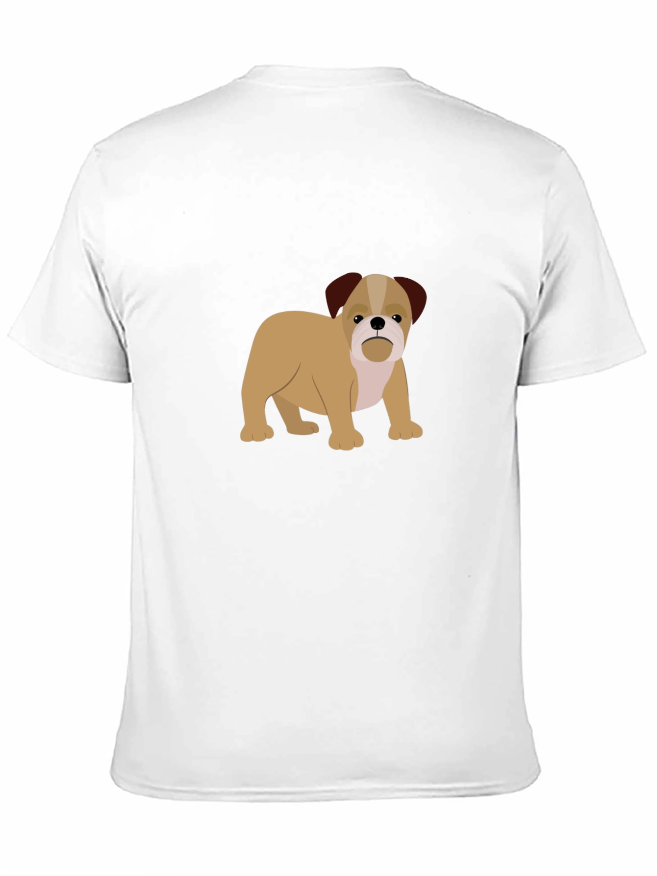 Bulldog Graphic Black T-Shirt