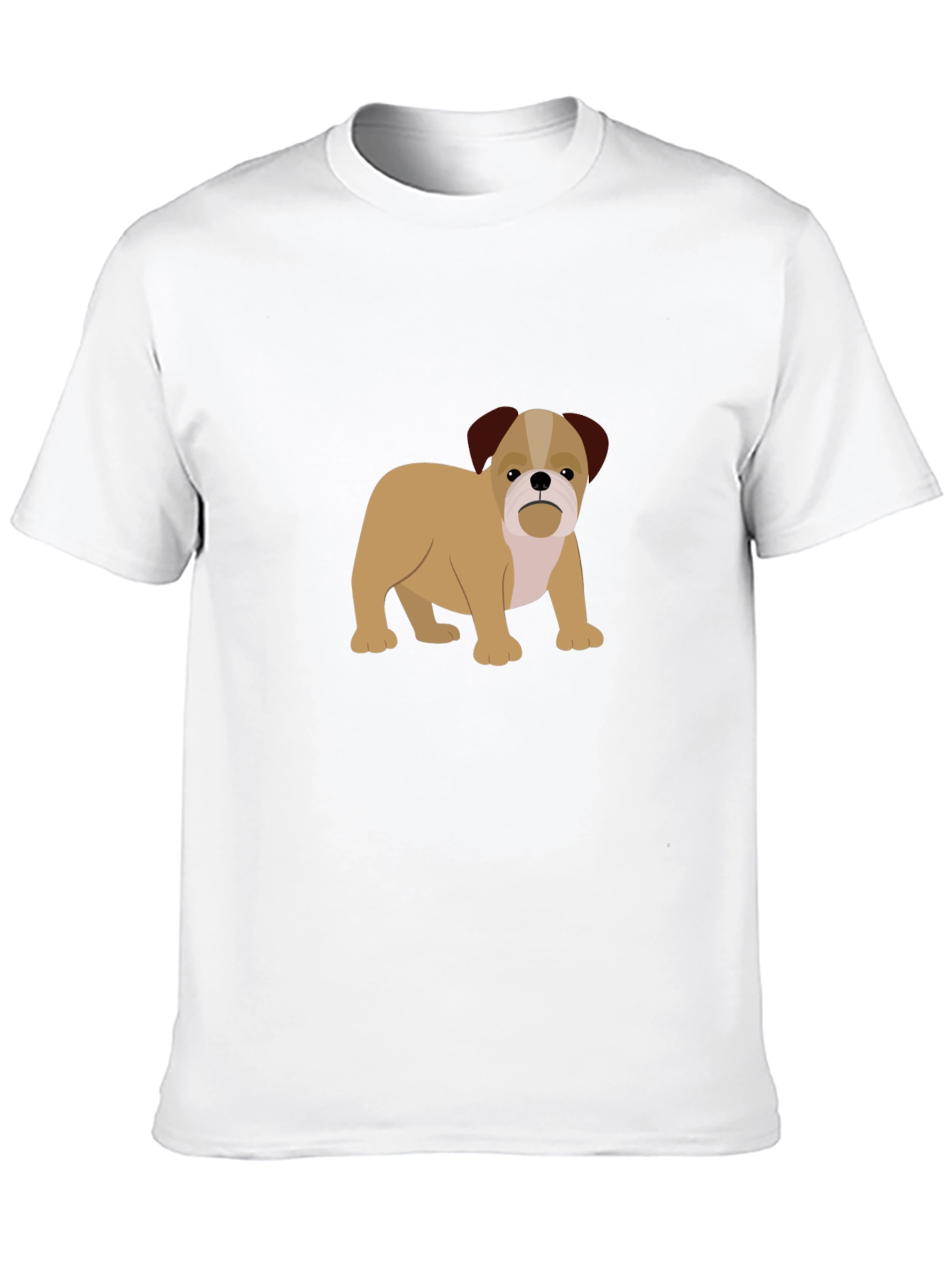 Bulldog Graphic Black T-Shirt