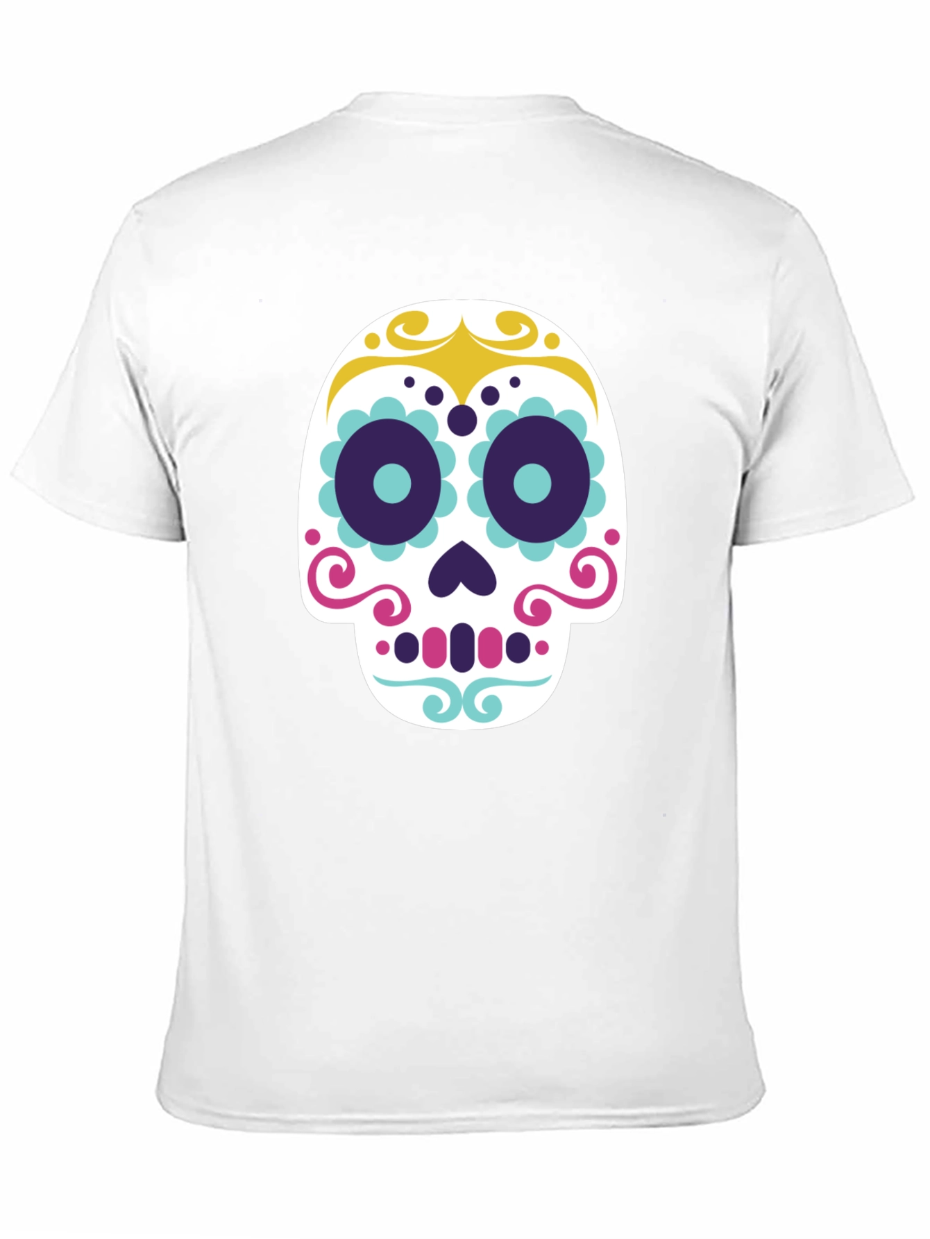 Sugar Skull Graphic Tee - Mens Black T-Shirt