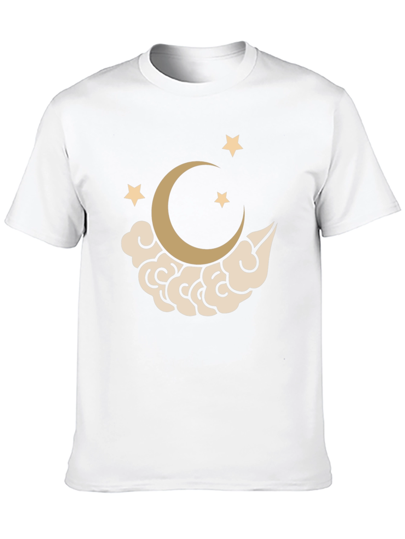 Moon & Stars Graphic T-Shirt - Black