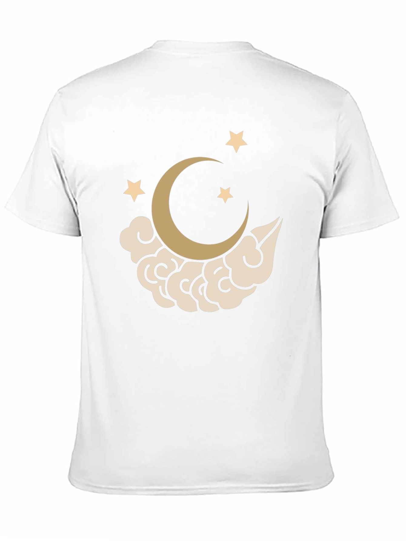 Moon & Stars Graphic T-Shirt - Black