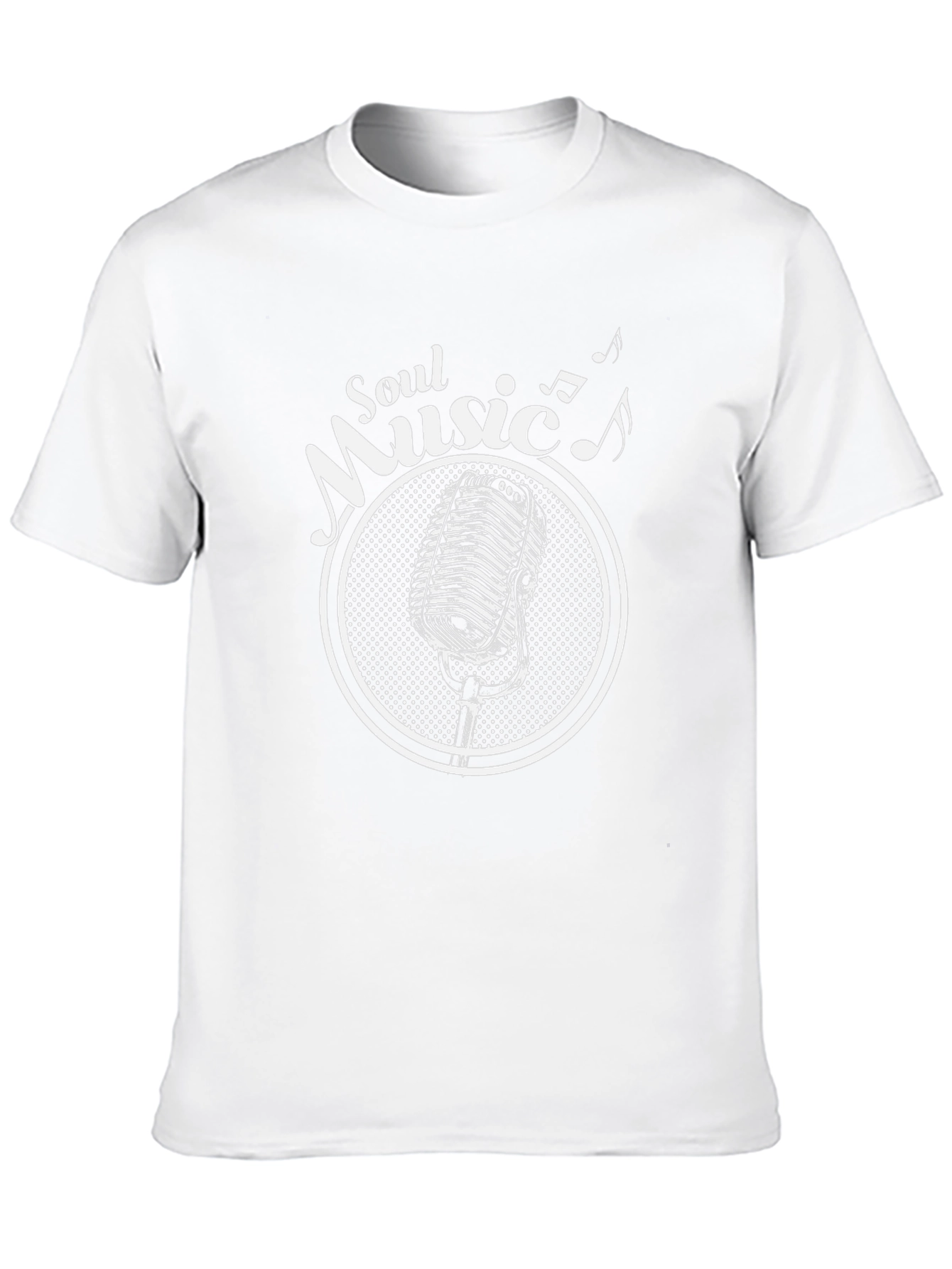 Soul Music Microphone Graphic T-Shirt