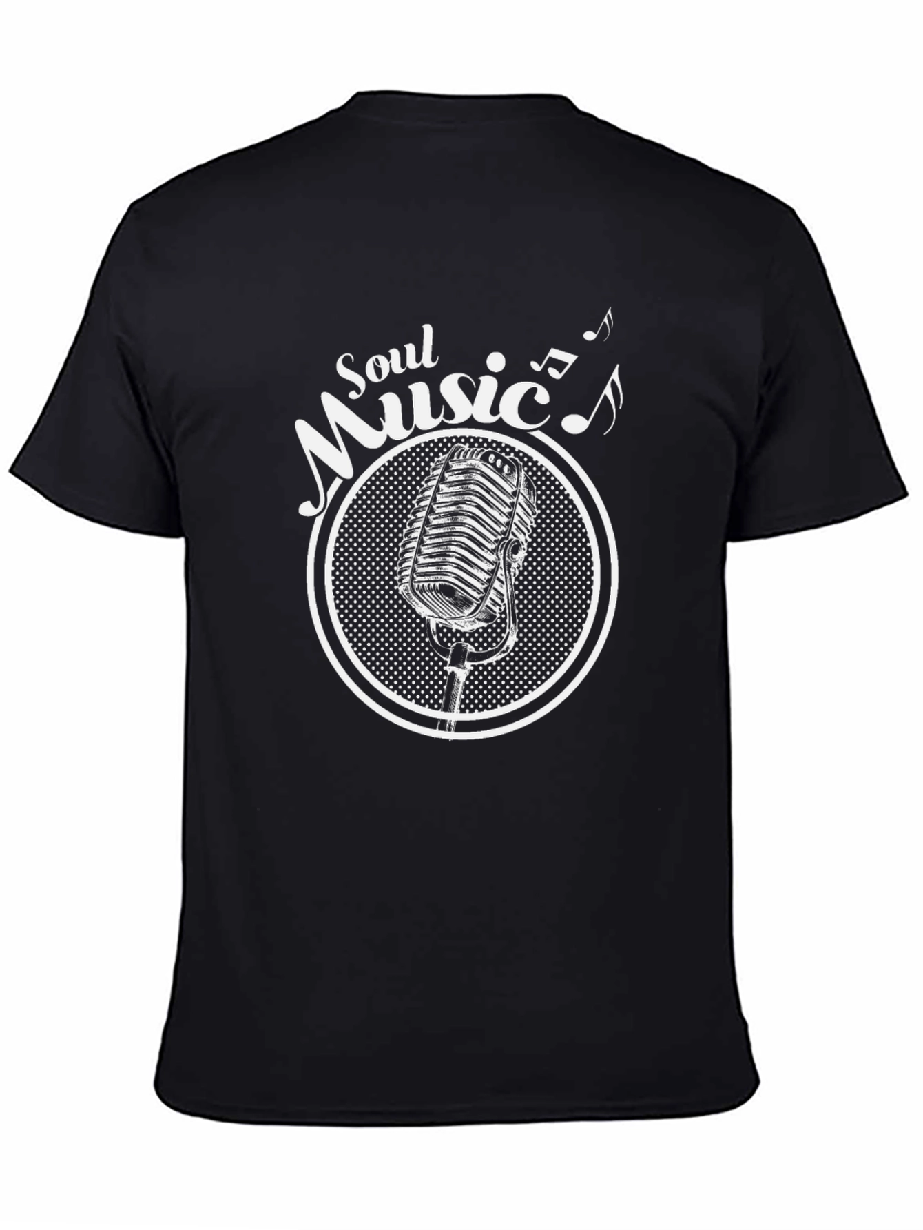 Soul Music Microphone Graphic T-Shirt