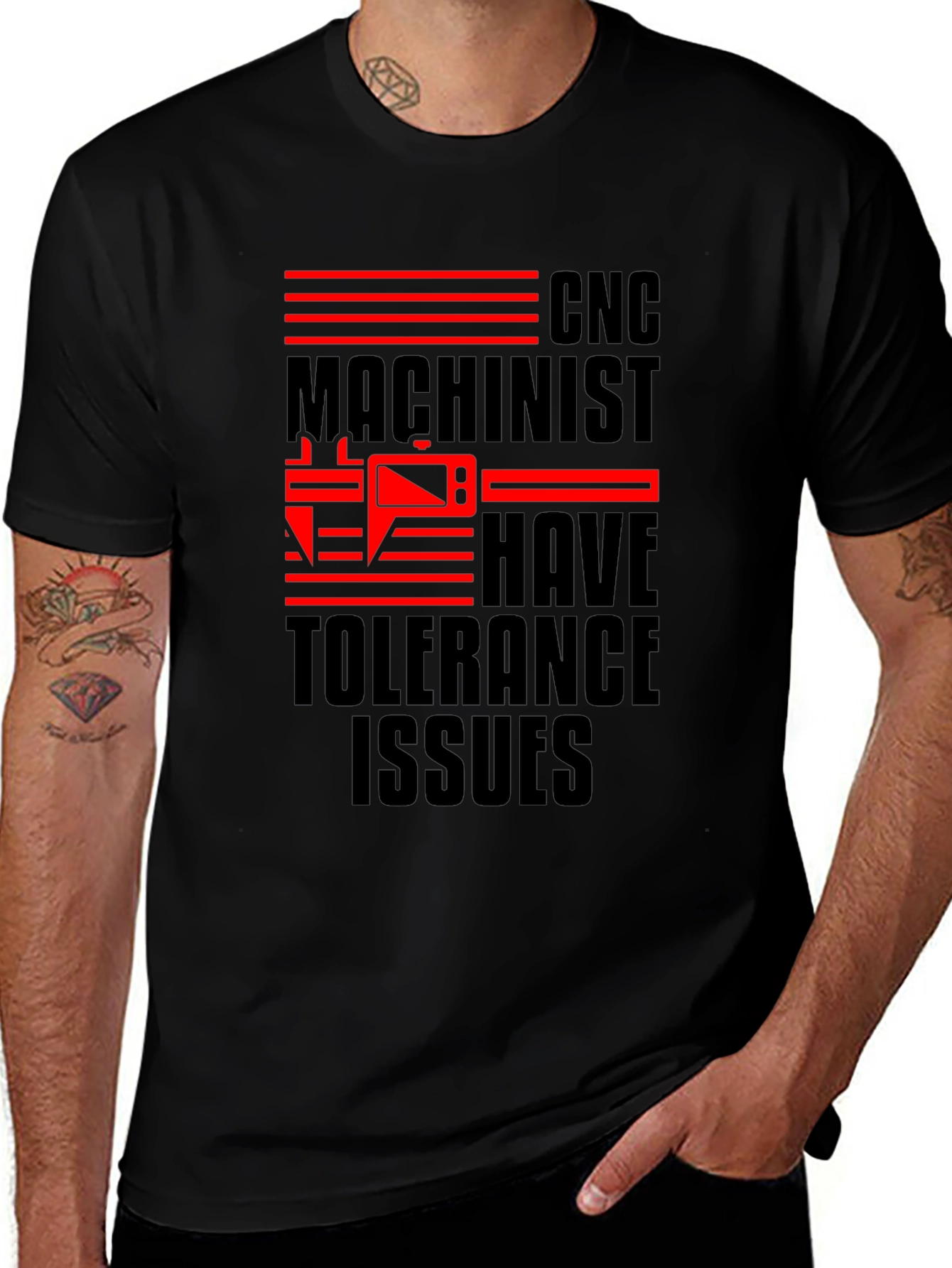 CNC Machinist Tolerance Issues Funny T-Shirt