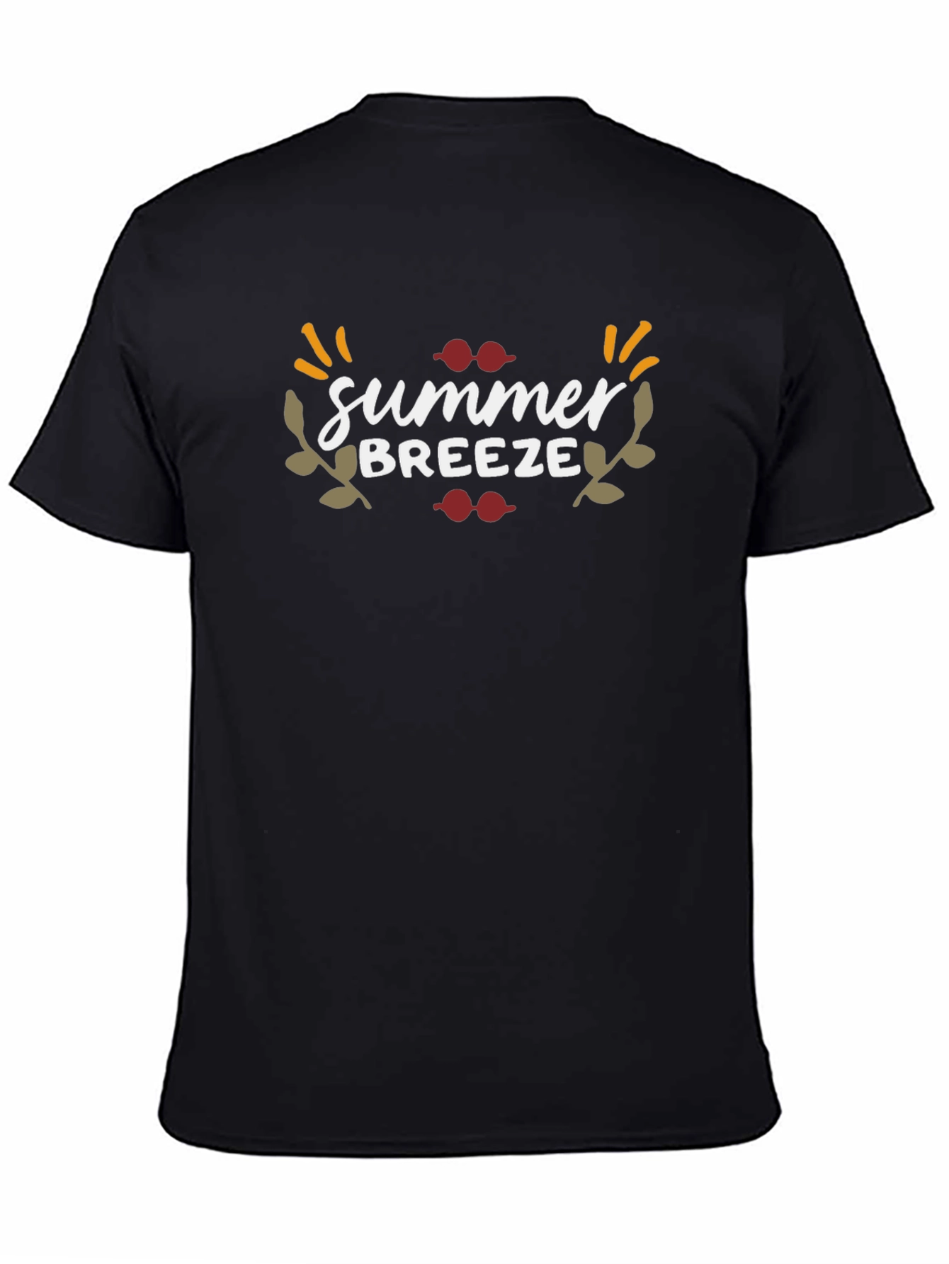 Summer Breeze Graphic T-Shirt - Black