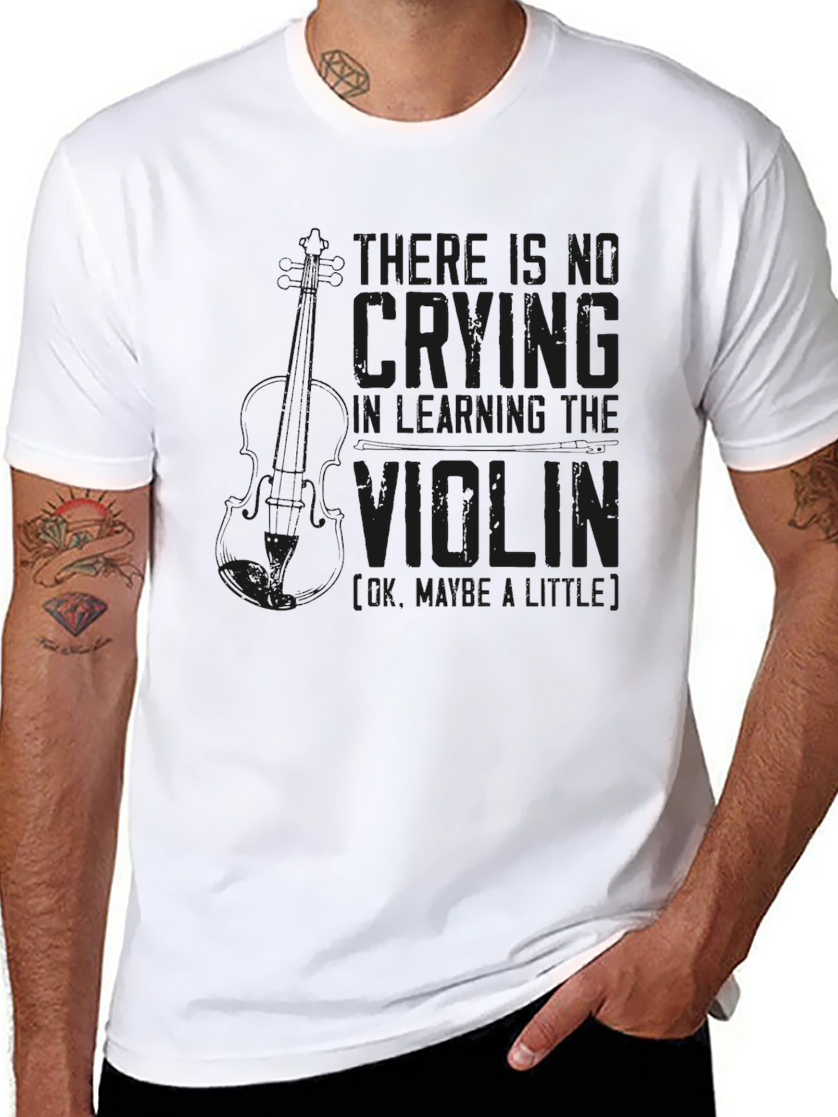 Violin Learning Graphic T-Shirt