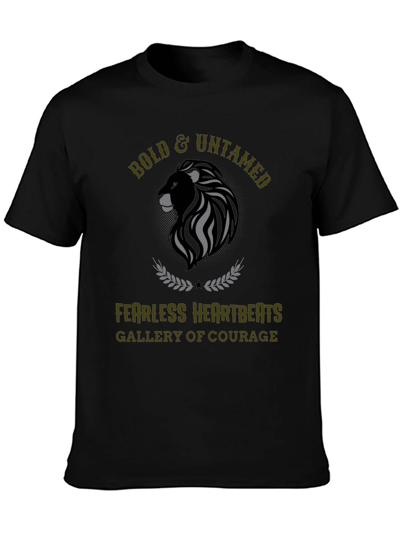 Bold & Untamed Graphic Tee - Fearless Courage