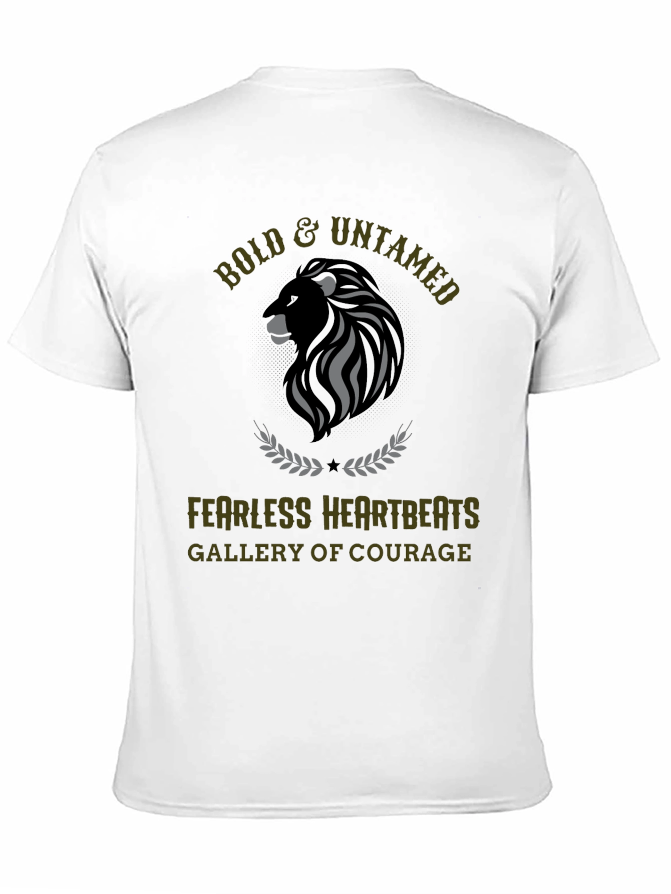Bold & Untamed Graphic Tee - Fearless Courage