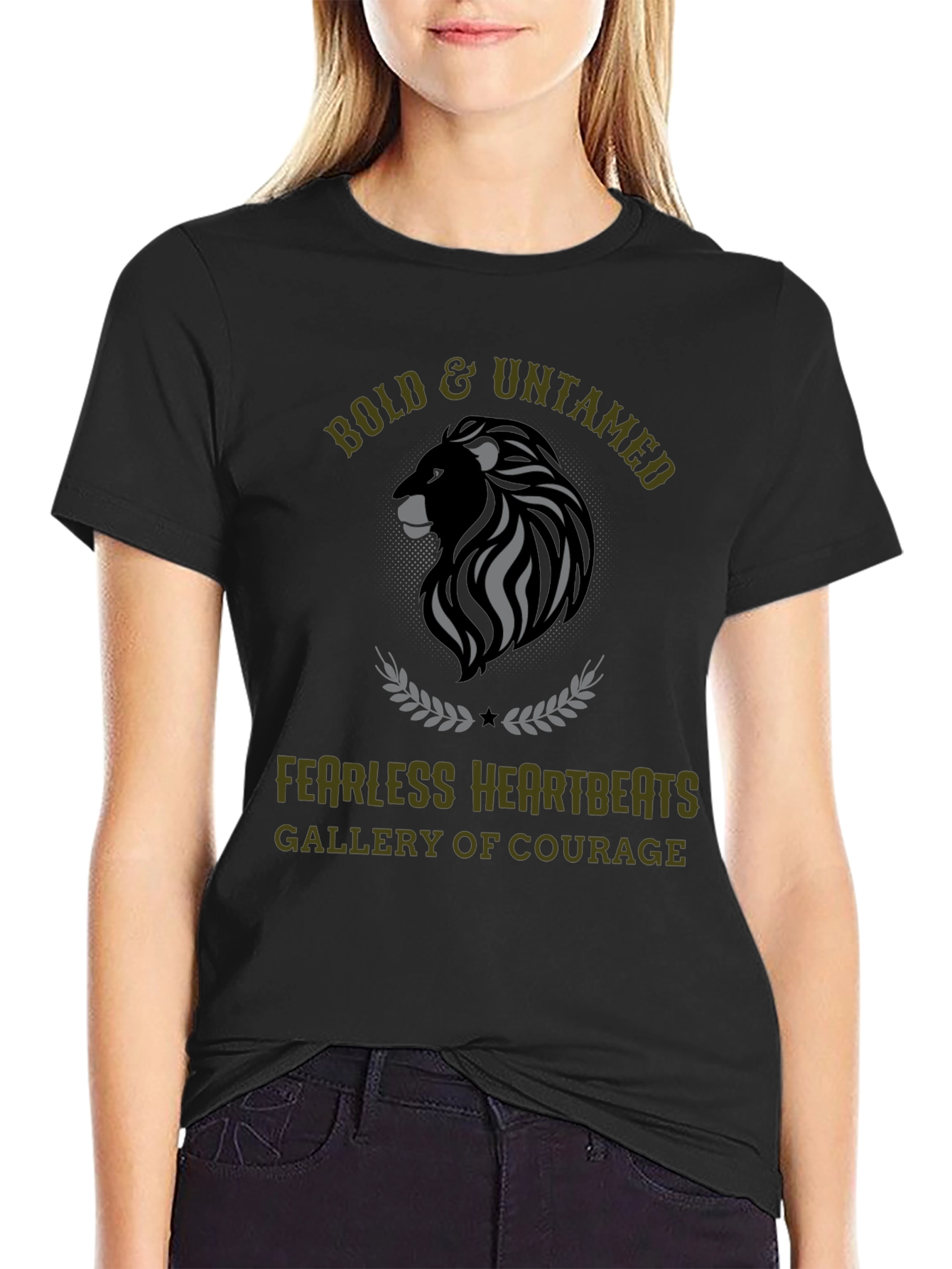 Bold & Untamed Graphic Tee - Fearless Courage