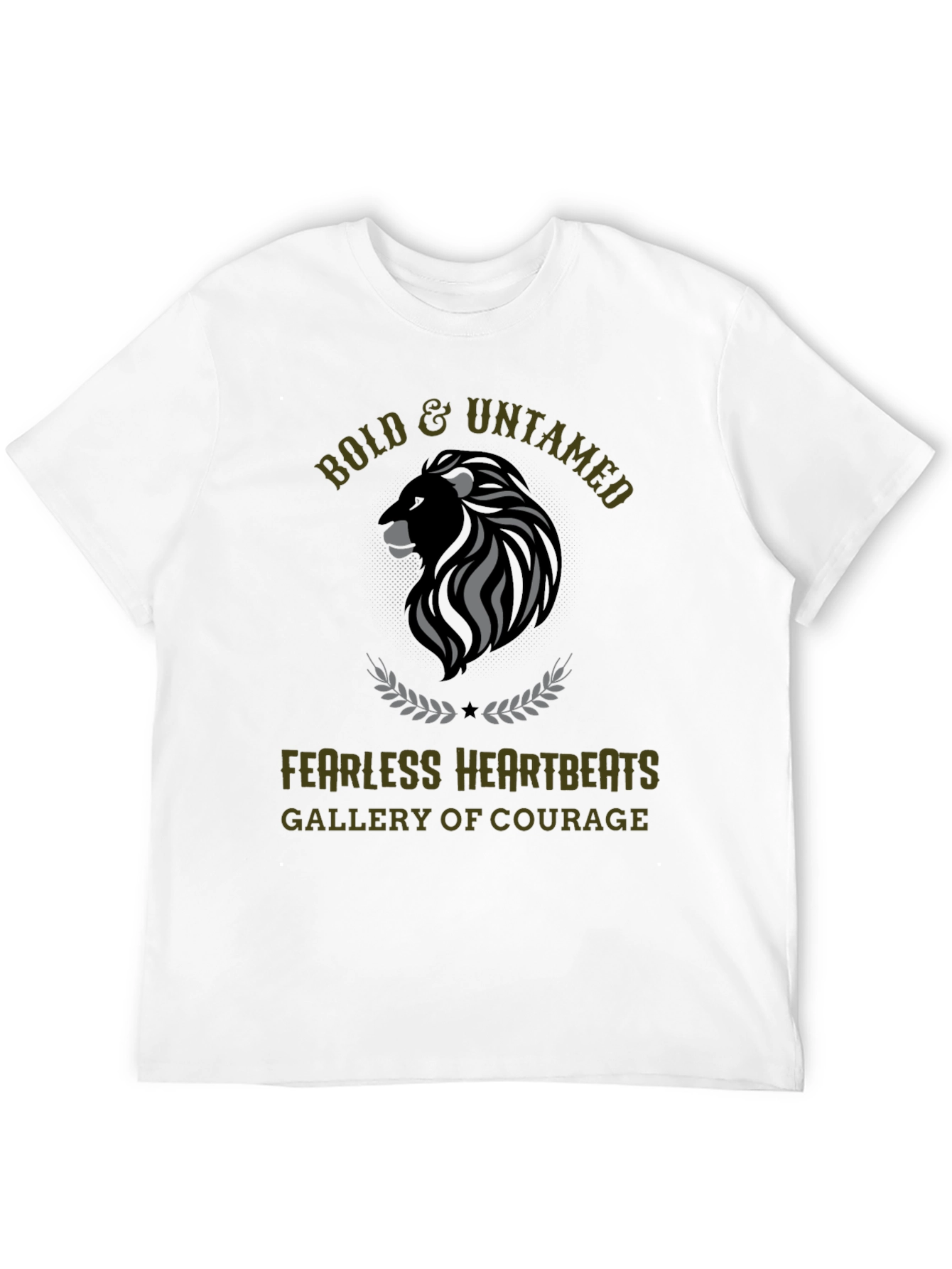 Bold & Untamed Graphic Tee - Fearless Courage